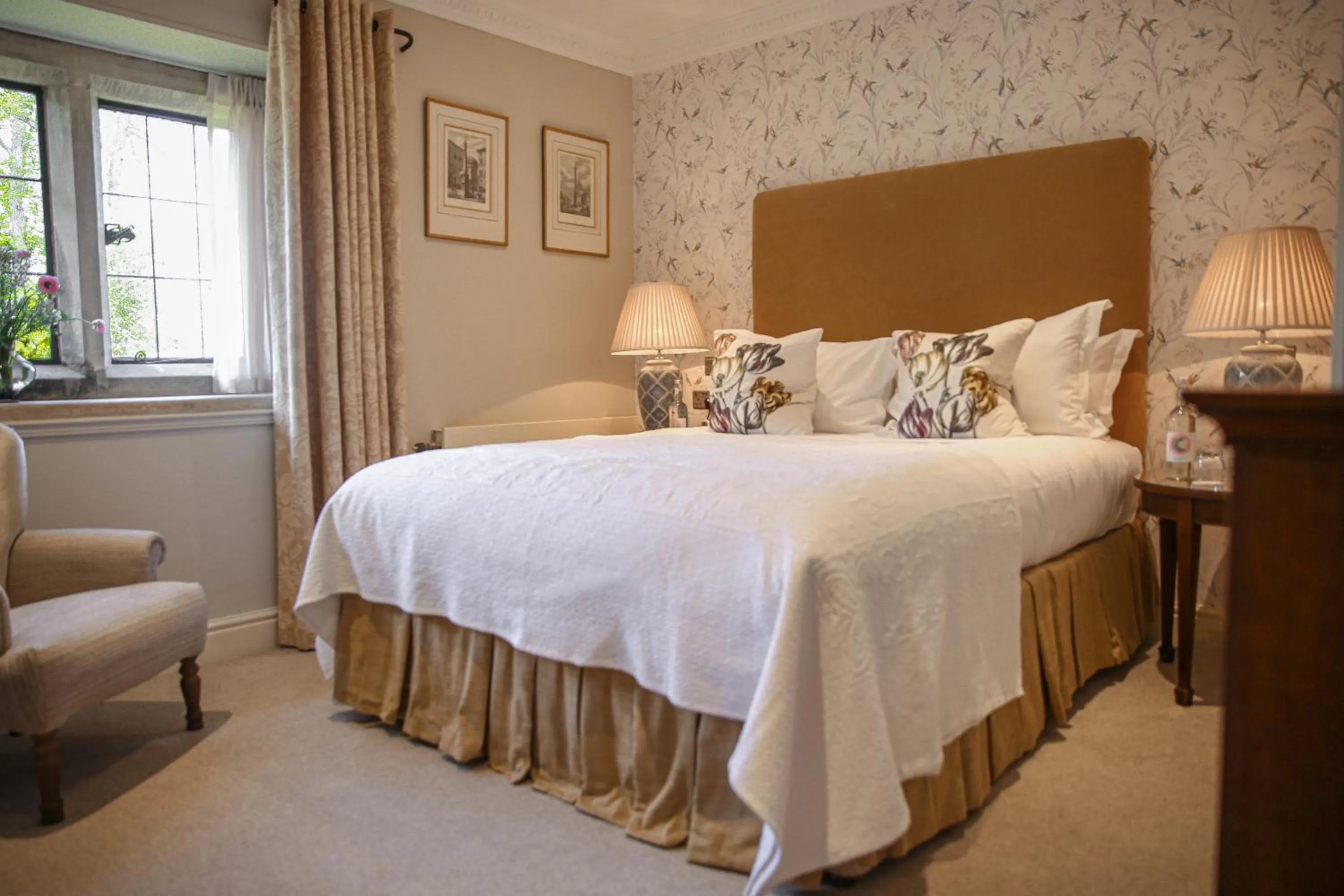 Bed in Lucknam Park, Emblems Collection