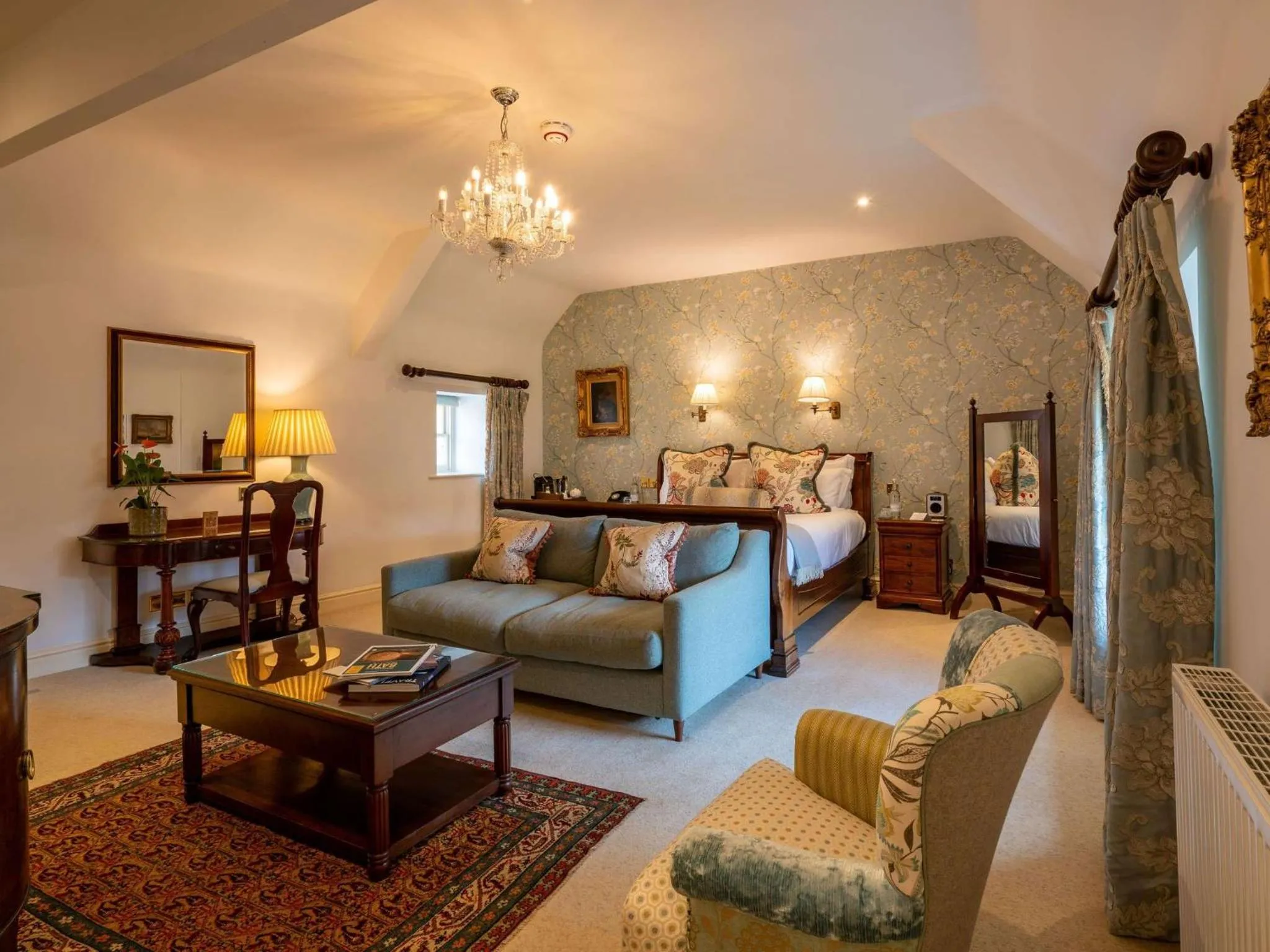 Photo of the whole room, Bed in Lucknam Park, Emblems Collection