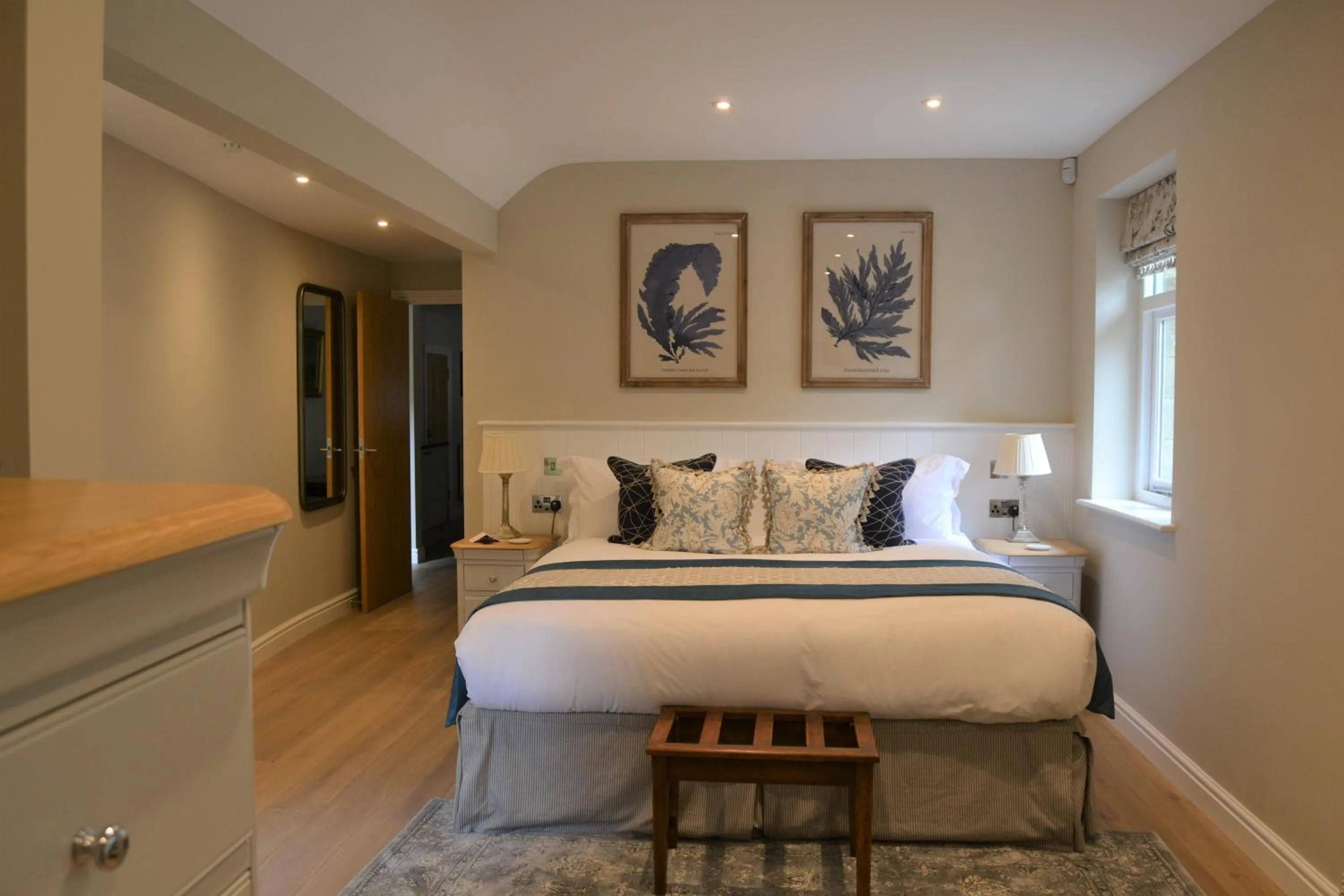 Bedroom, Bed in Lucknam Park, Emblems Collection