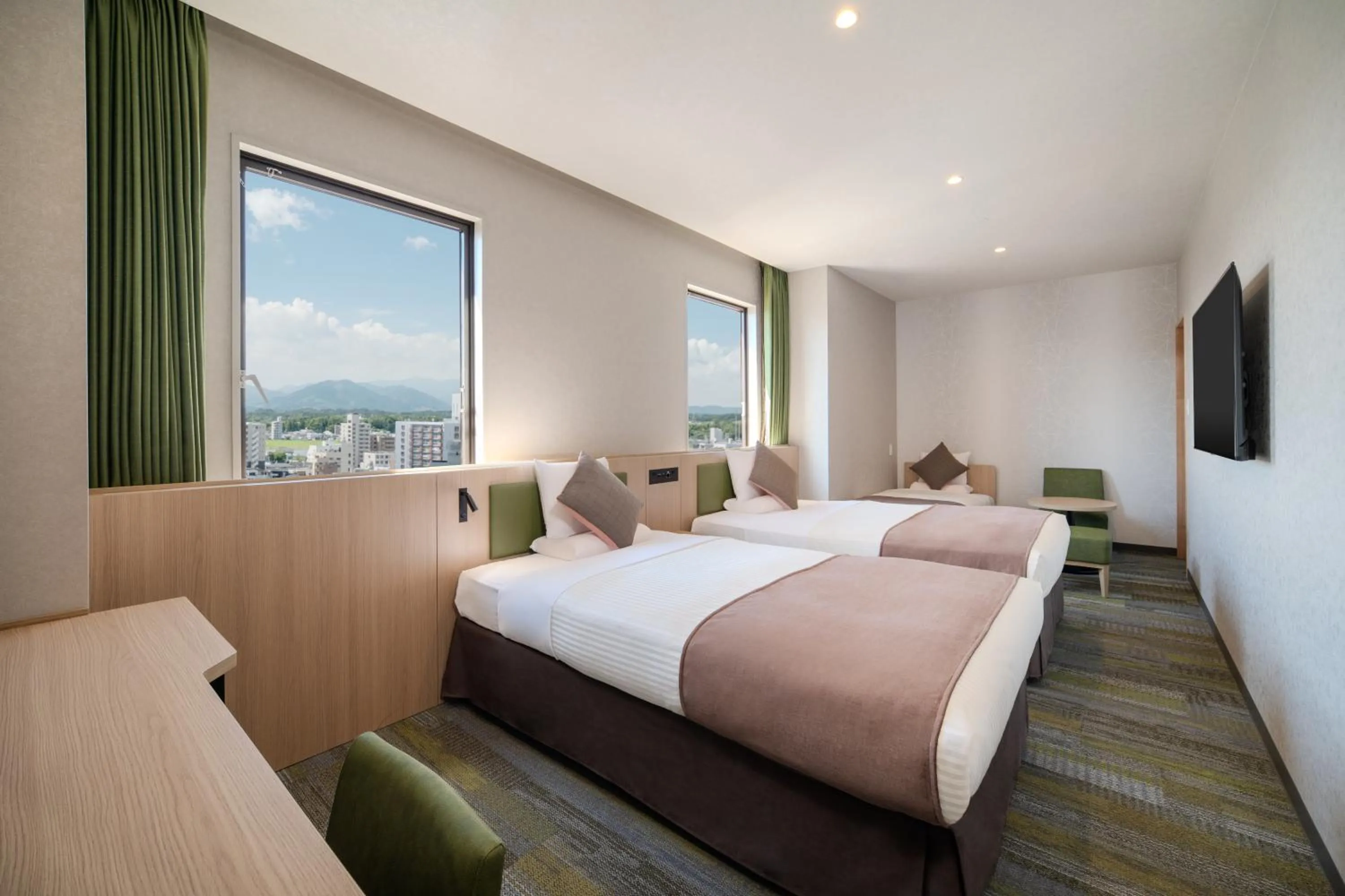 Photo of the whole room, Bed in HOTEL MYSTAYS Miyazaki