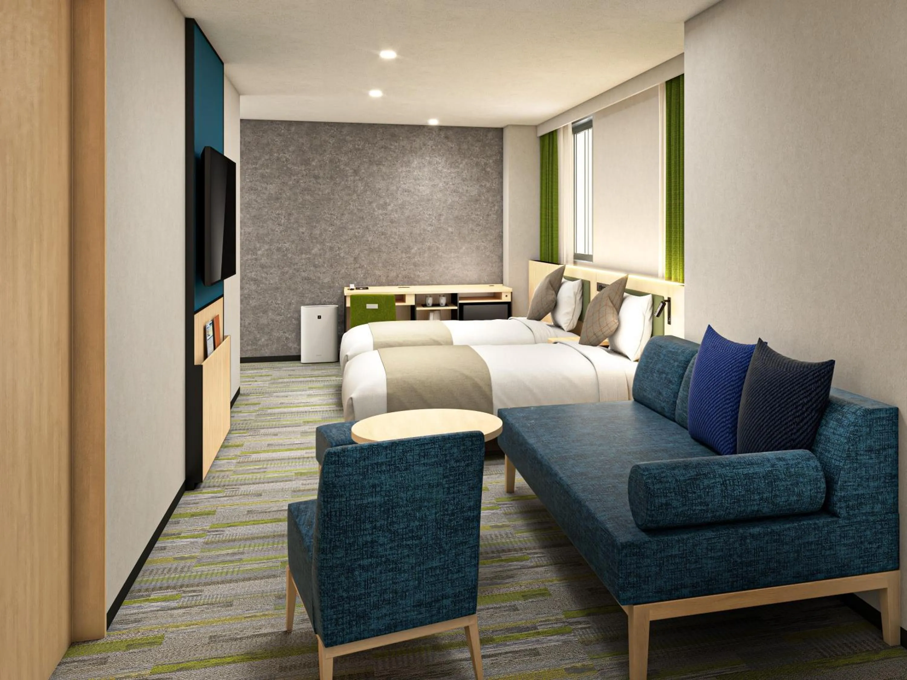 Bed in HOTEL MYSTAYS Miyazaki