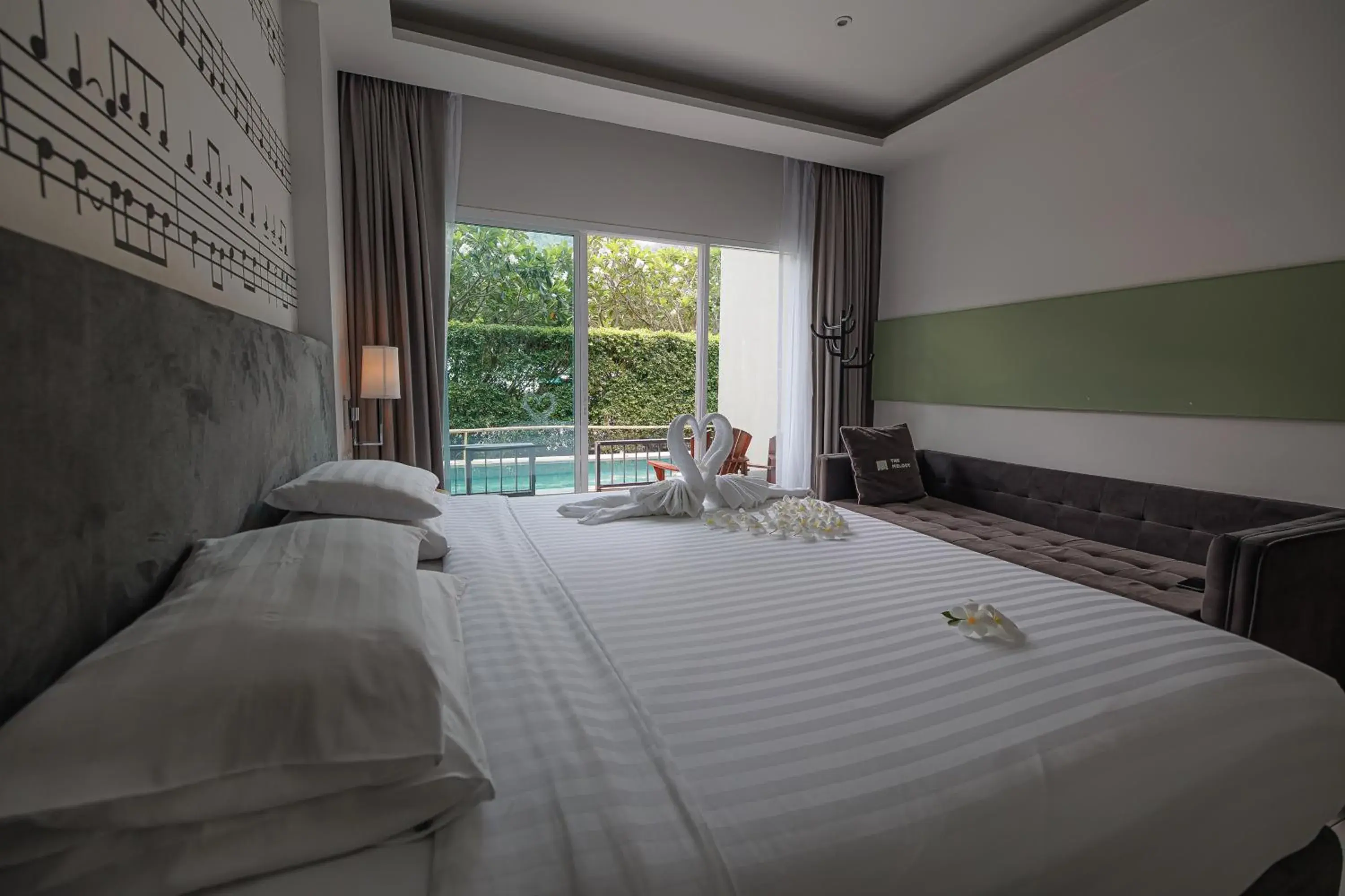 Bed in The Melody Phuket - SHA Extra Plus Bed in The Melody Phuket - SHA Extra Plus
