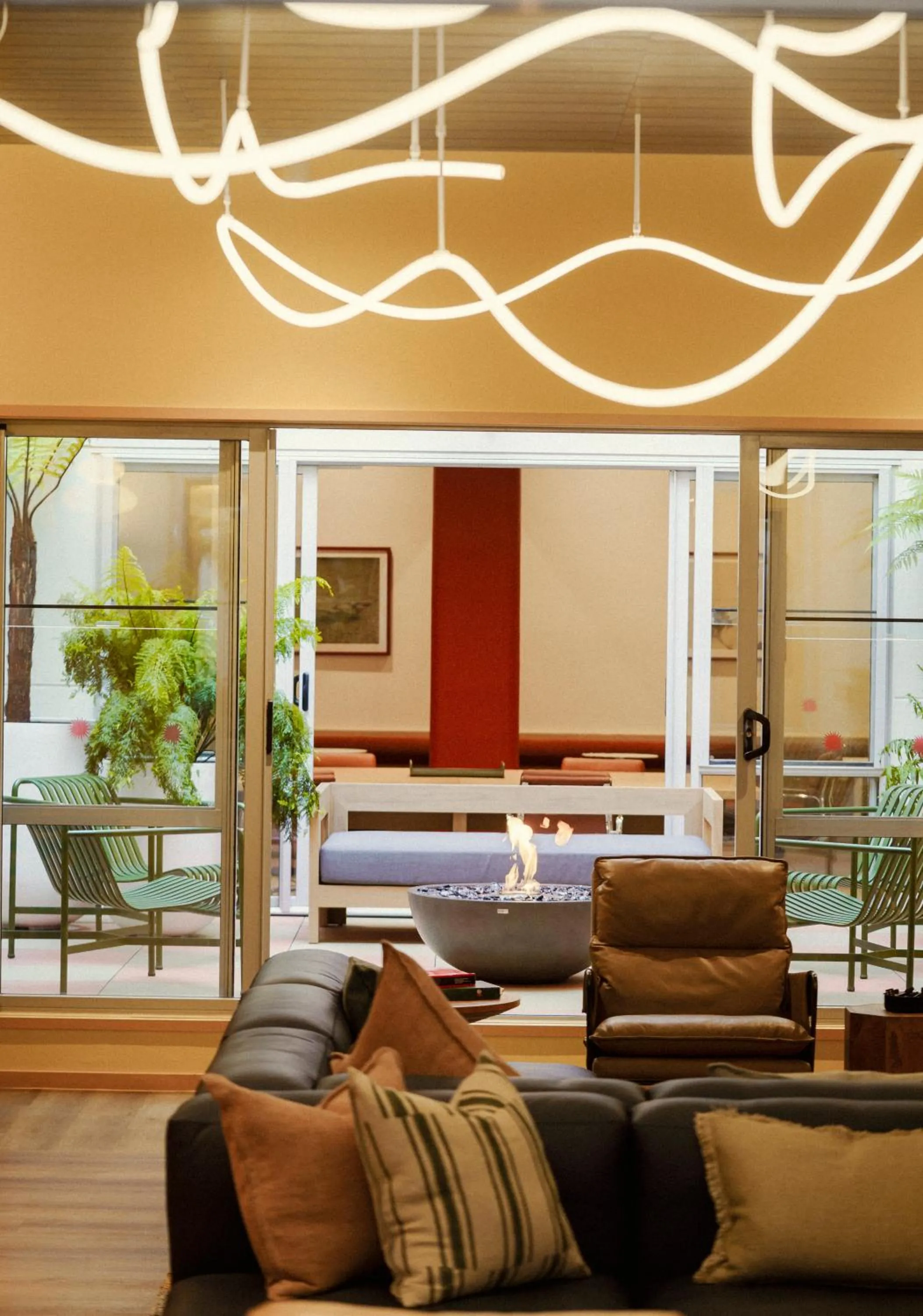 Seating area in Drifter Christchurch