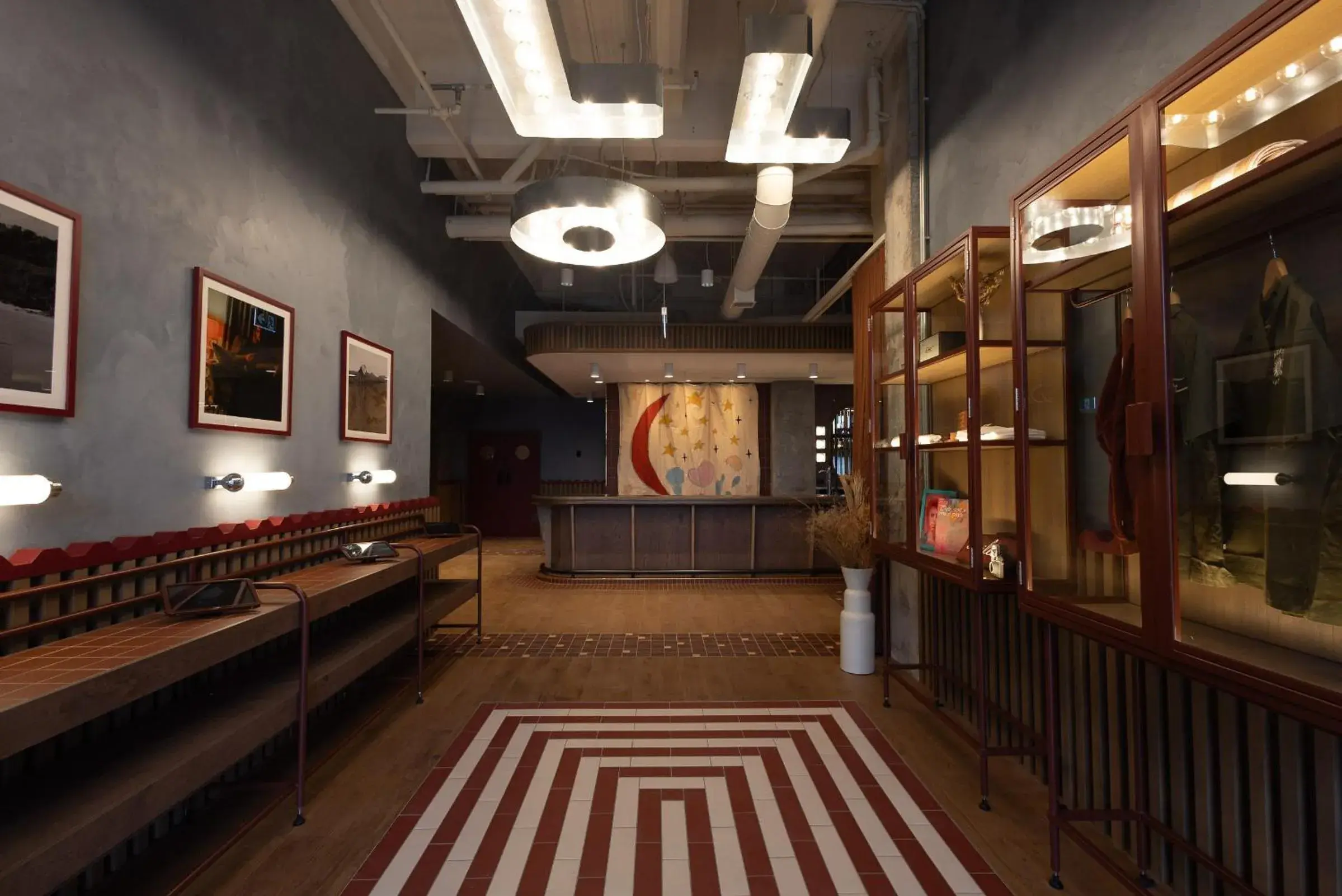 Lobby or reception in Drifter Christchurch Lobby or reception in Drifter Christchurch