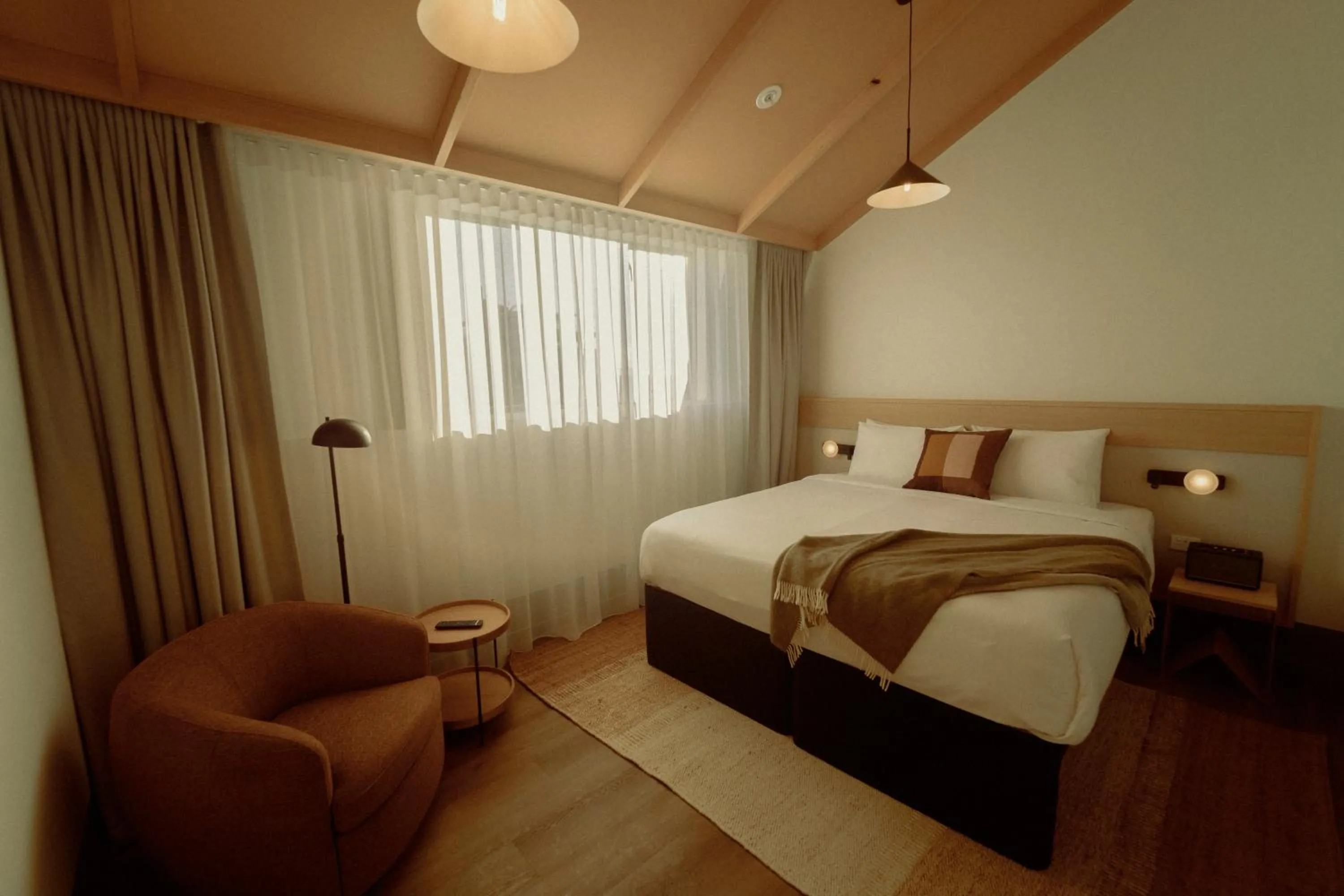 Bedroom, Bed in Drifter Christchurch