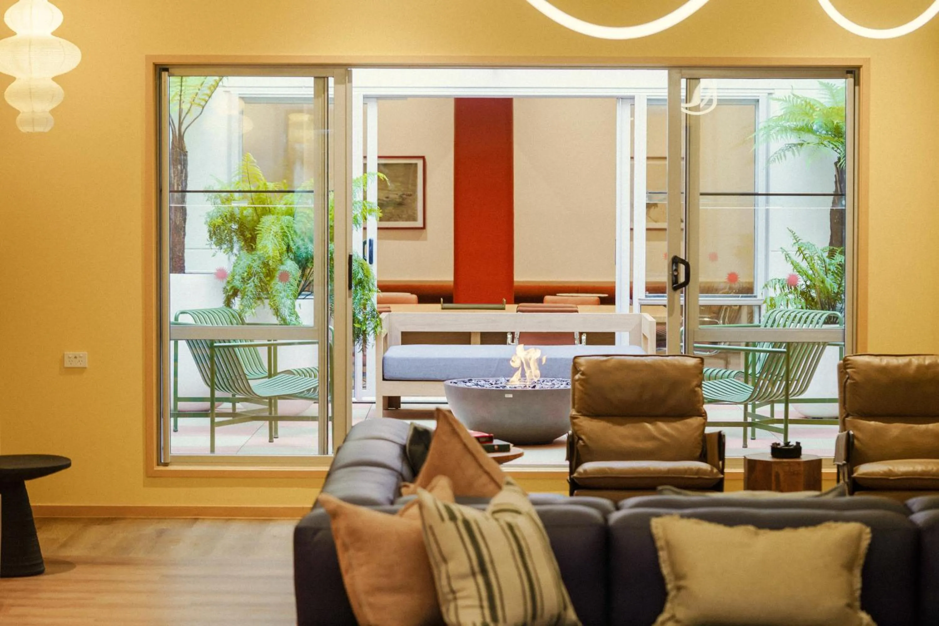 Living room in Drifter Christchurch