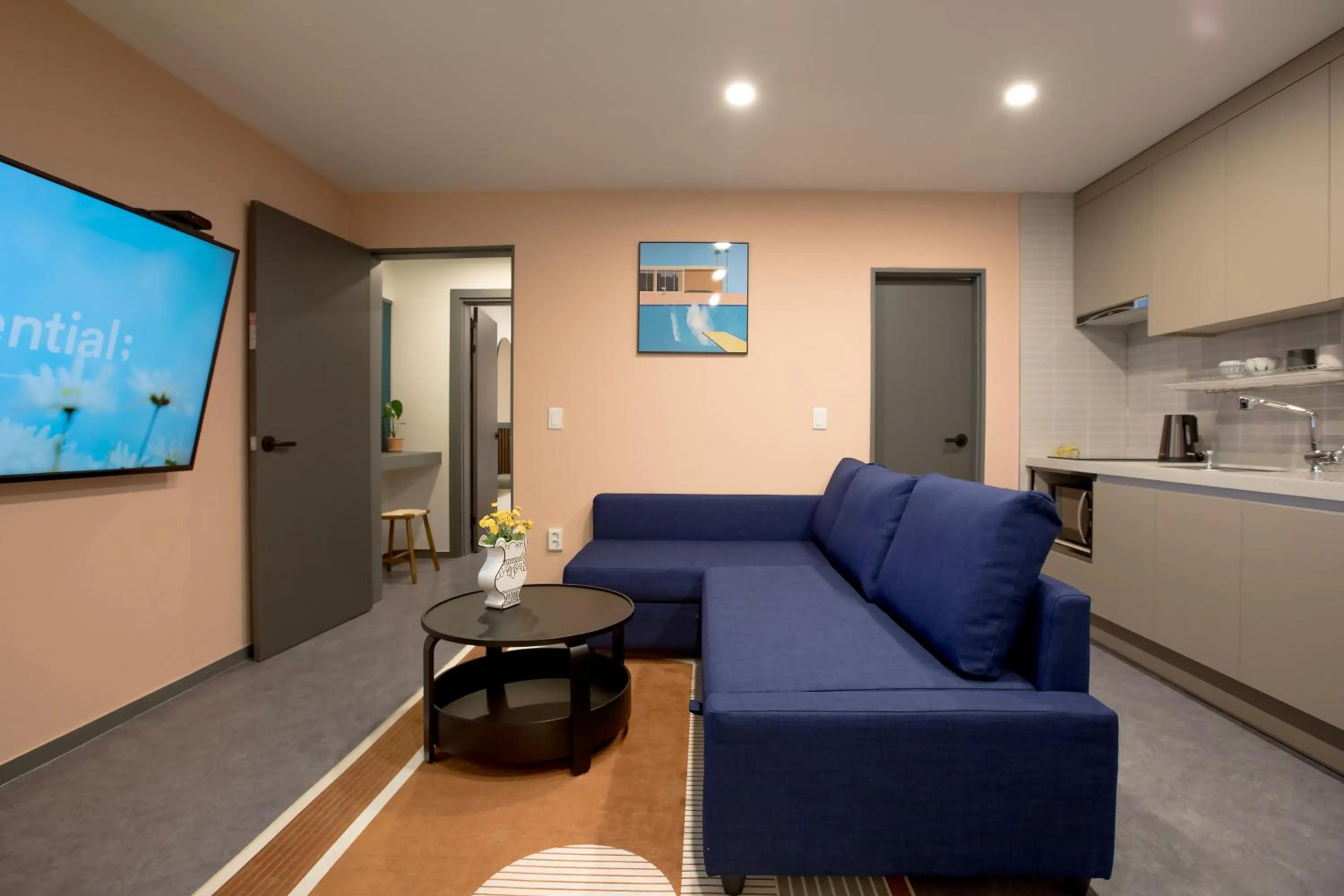 Living room in Luce Hotel