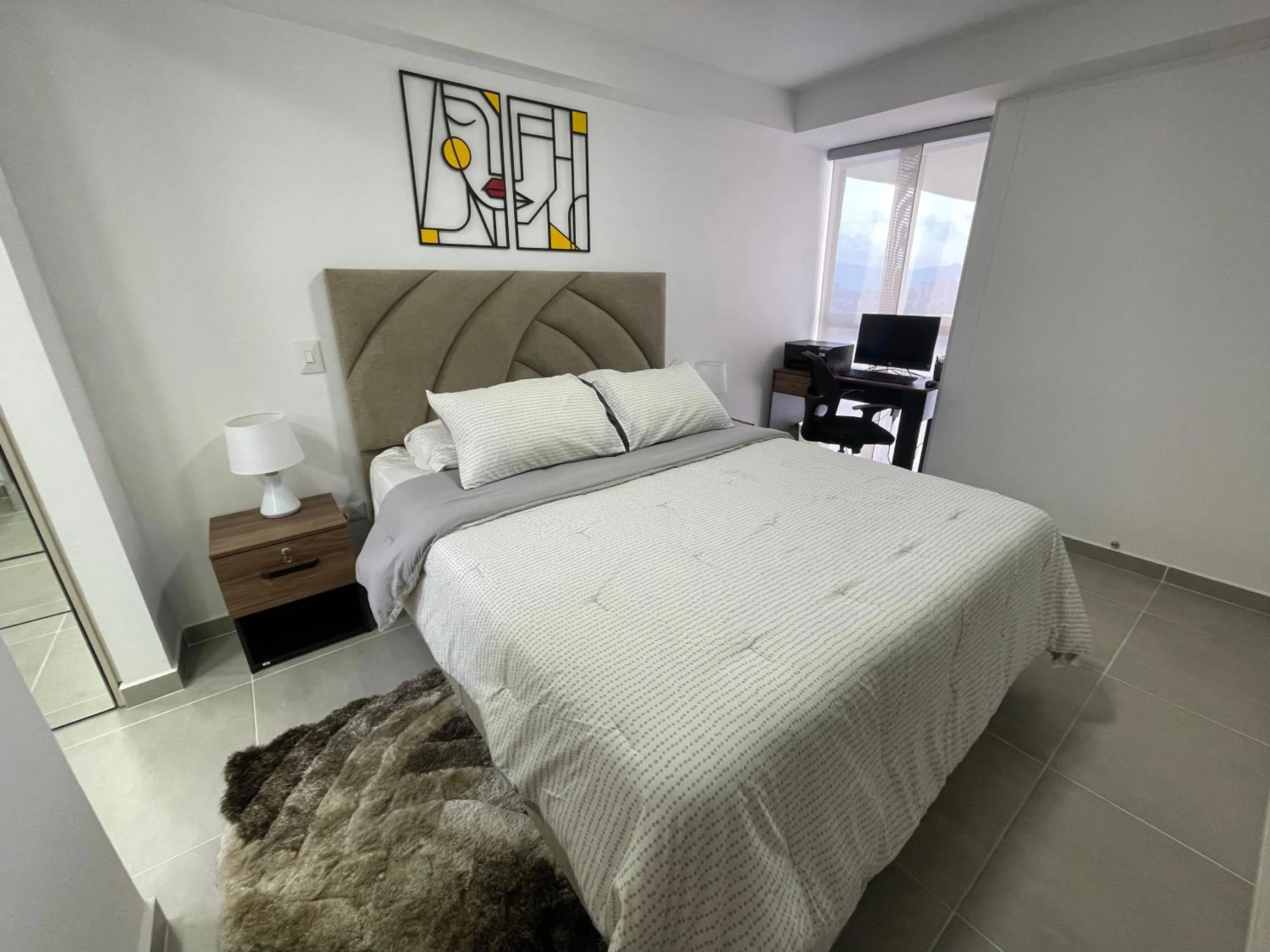 Bed in Acogedor apartamento cerca de clínica en F/blanca