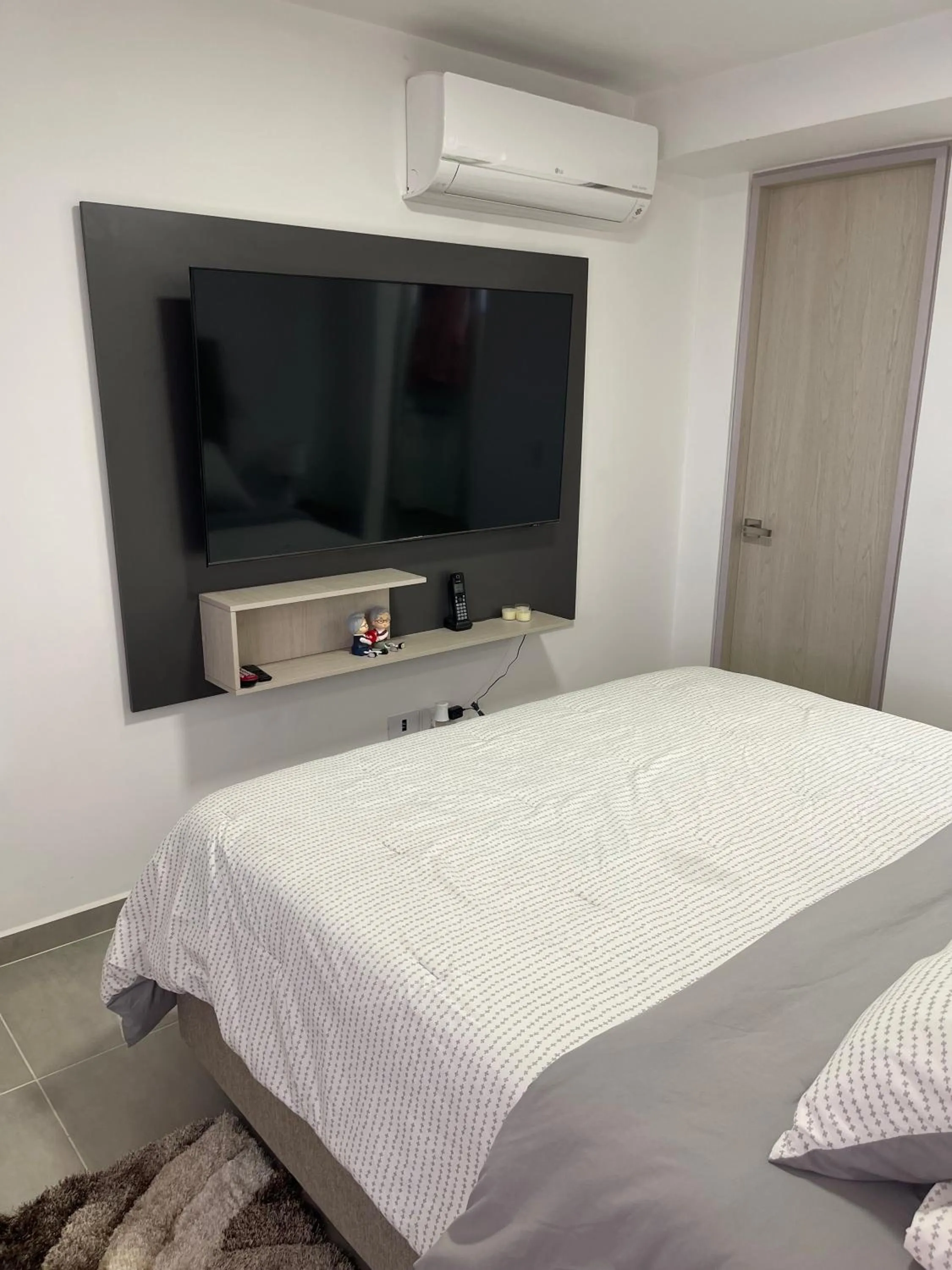 Bed in Acogedor apartamento cerca de clínica en F/blanca