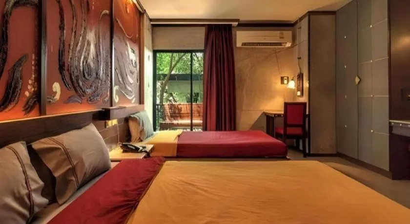 Bed in Pak Ping Ing Tang Boutique Hotel