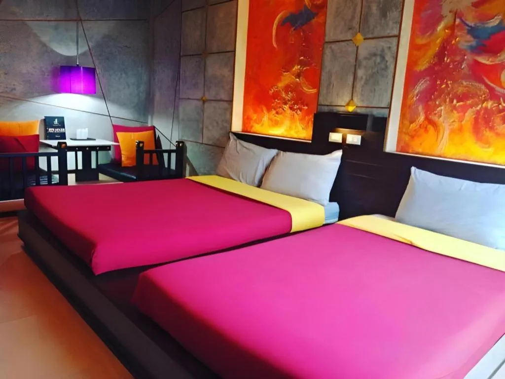 Bed in Pak Ping Ing Tang Boutique Hotel