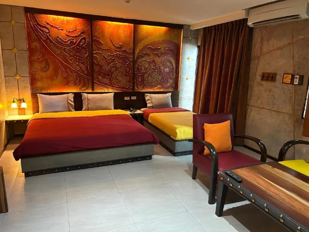 Bed in Pak Ping Ing Tang Boutique Hotel