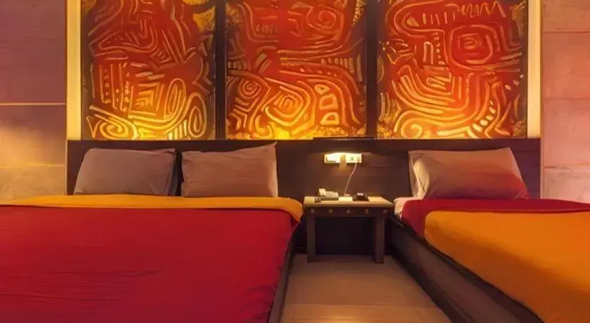 Bed in Pak Ping Ing Tang Boutique Hotel Bed in Pak Ping Ing Tang Boutique Hotel