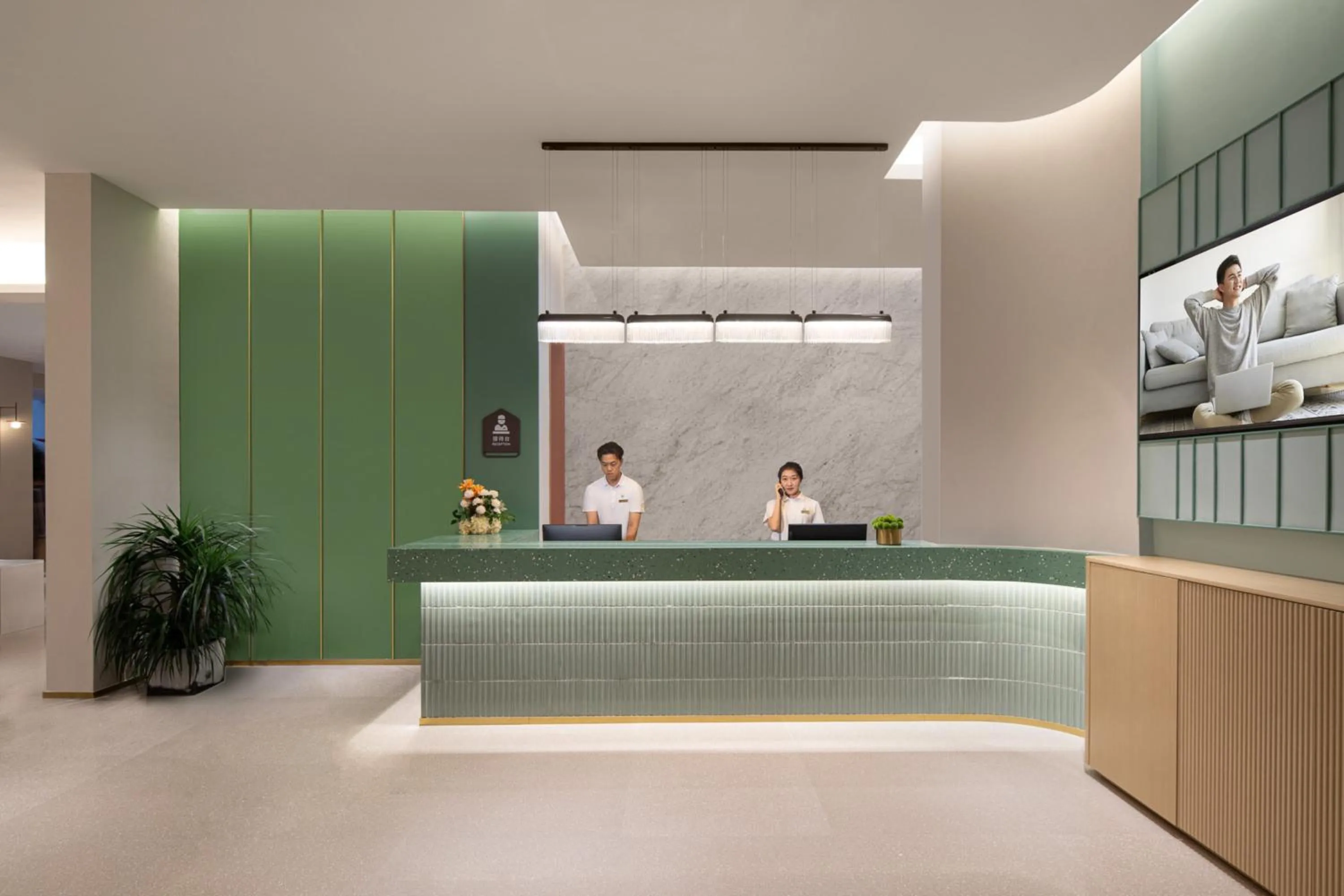 Lobby or reception in Adoor Suites Shenzhen