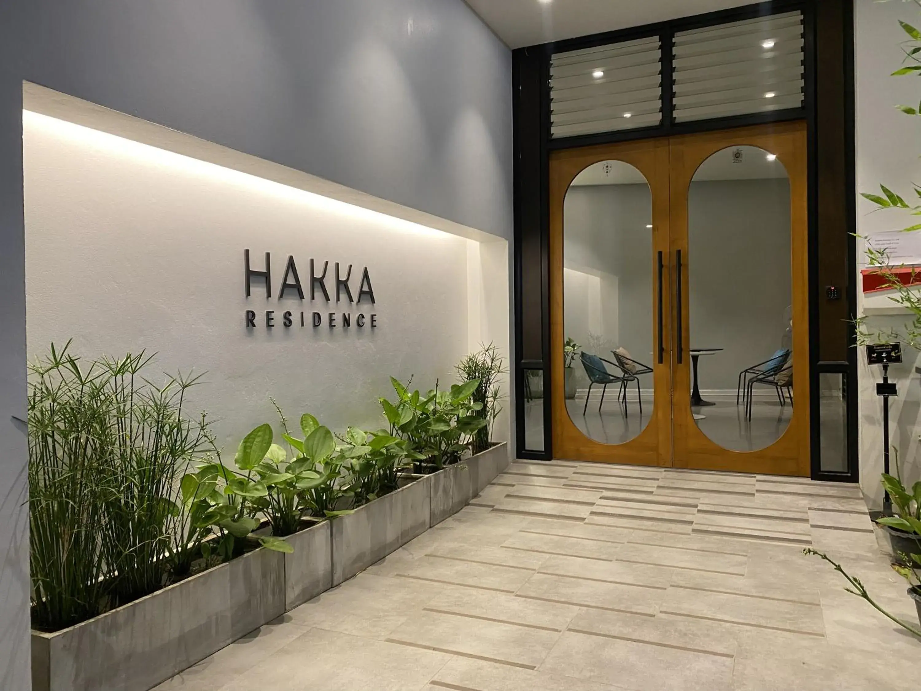 Facade/entrance in HAKKA Wellness Residence Facade/entrance in HAKKA Wellness Residence