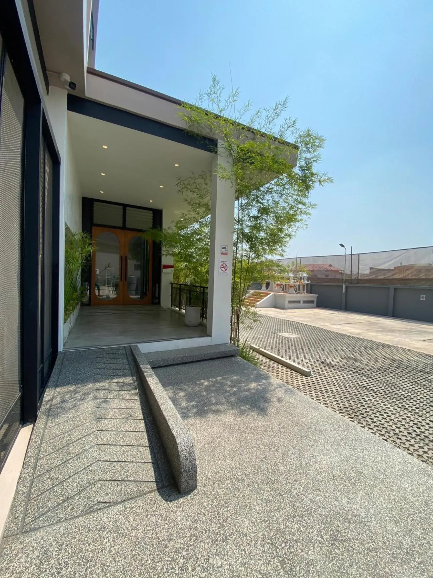Facade/entrance in HAKKA Wellness Residence Facade/entrance in HAKKA Wellness Residence