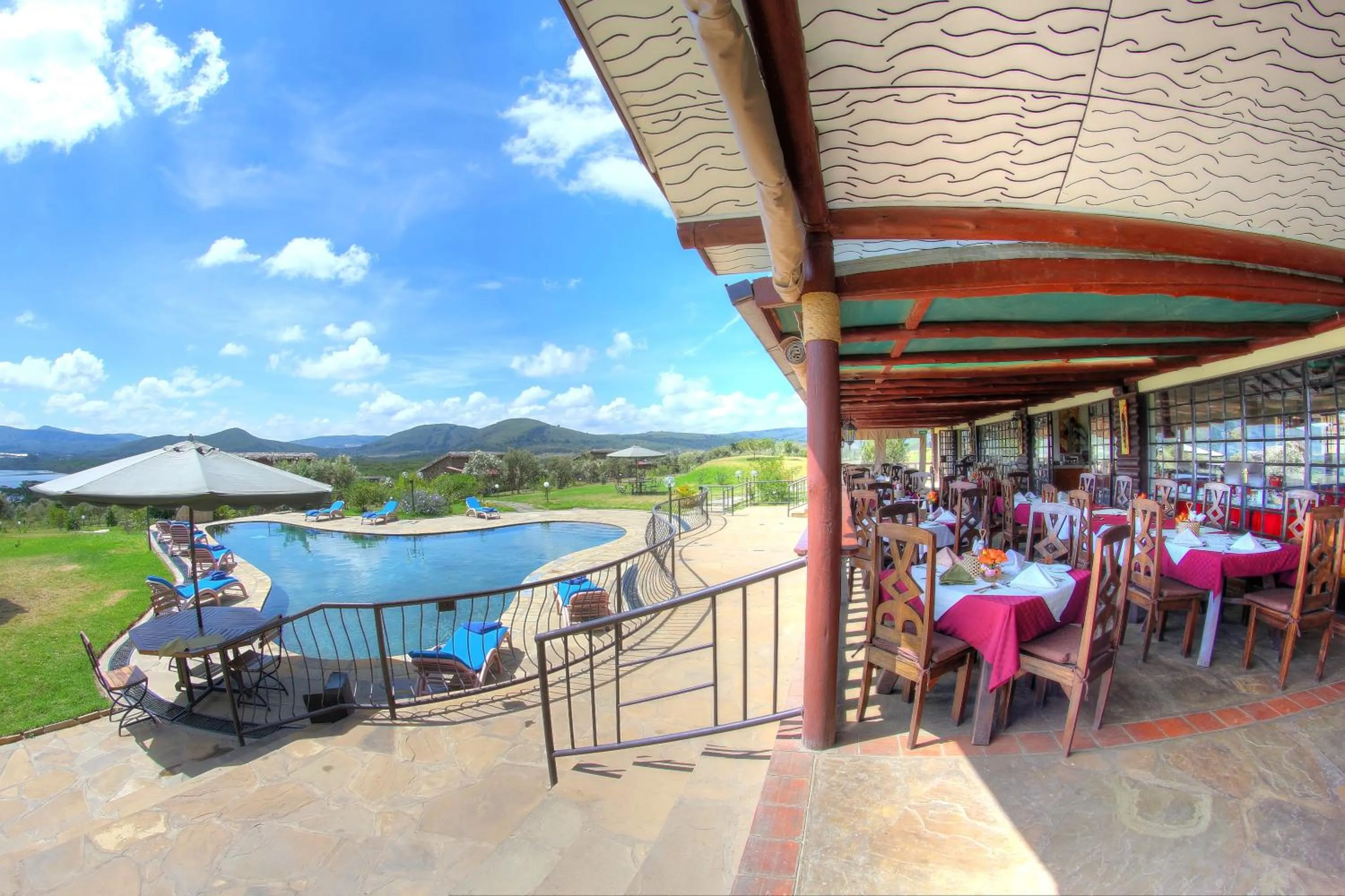 Restaurant/places to eat in Naivasha Kongoni Lodge - Lakefront Getaway