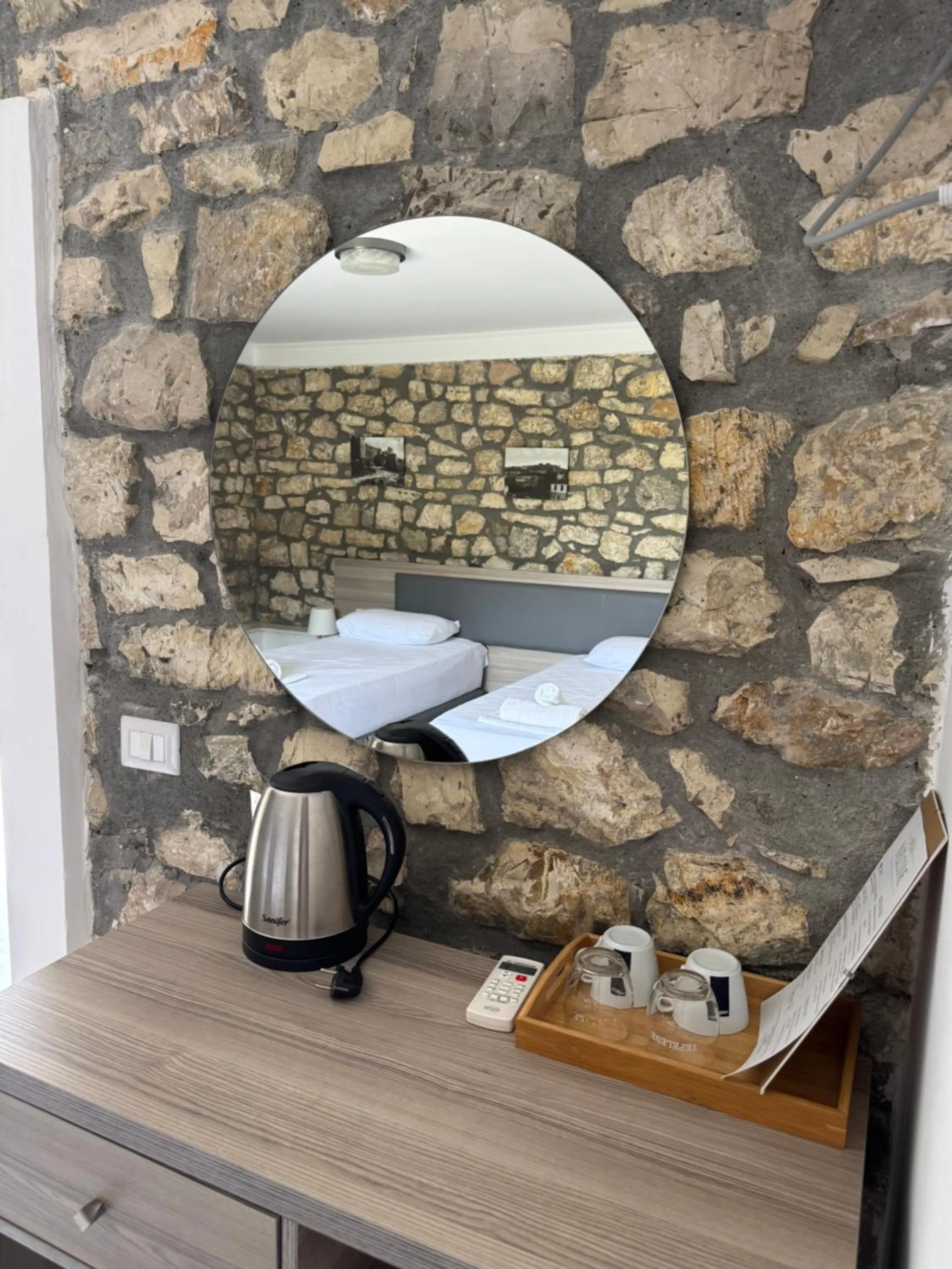 Kitchen or kitchenette in Te Gjyshi