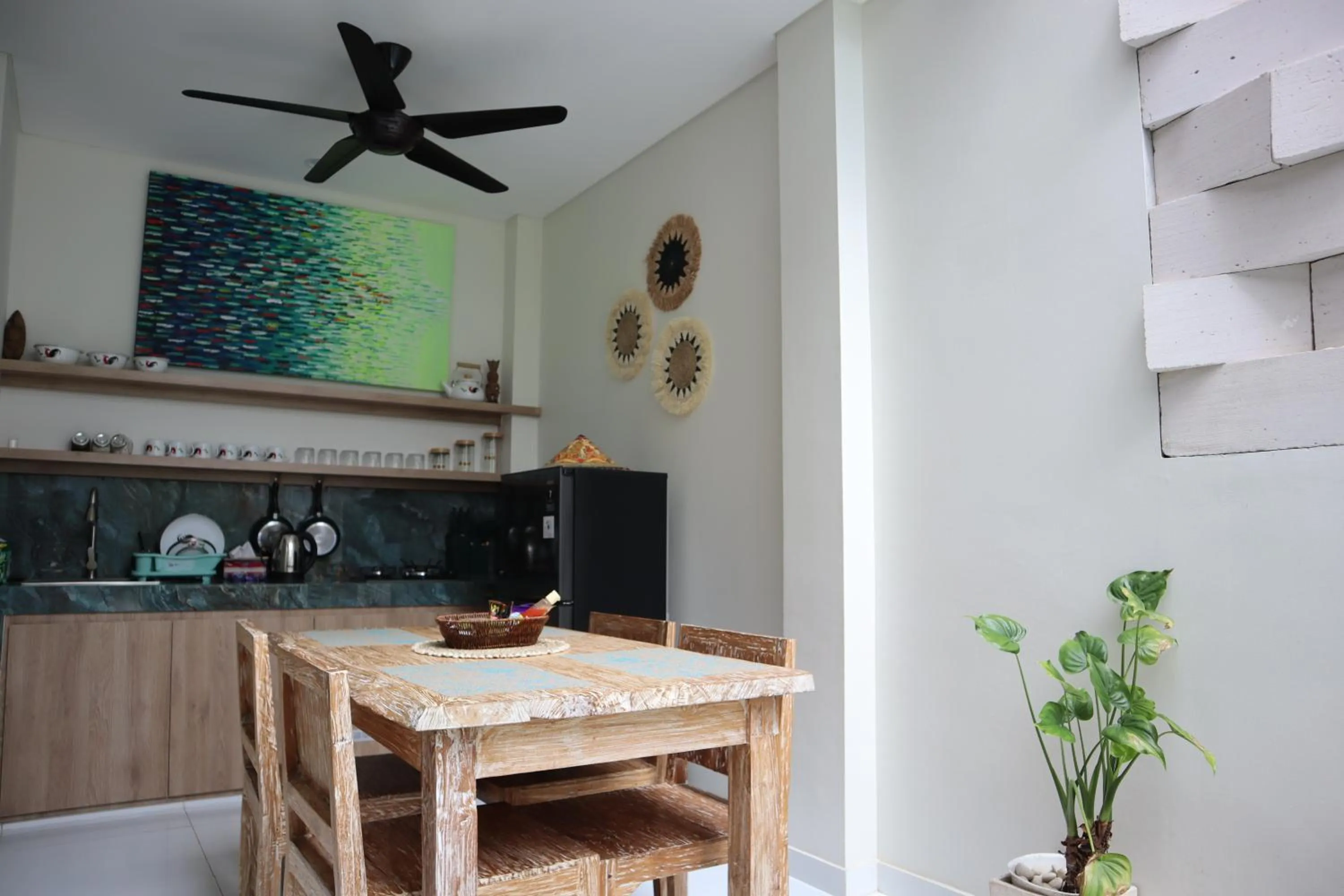 Kitchen or kitchenette in Puspa Villa