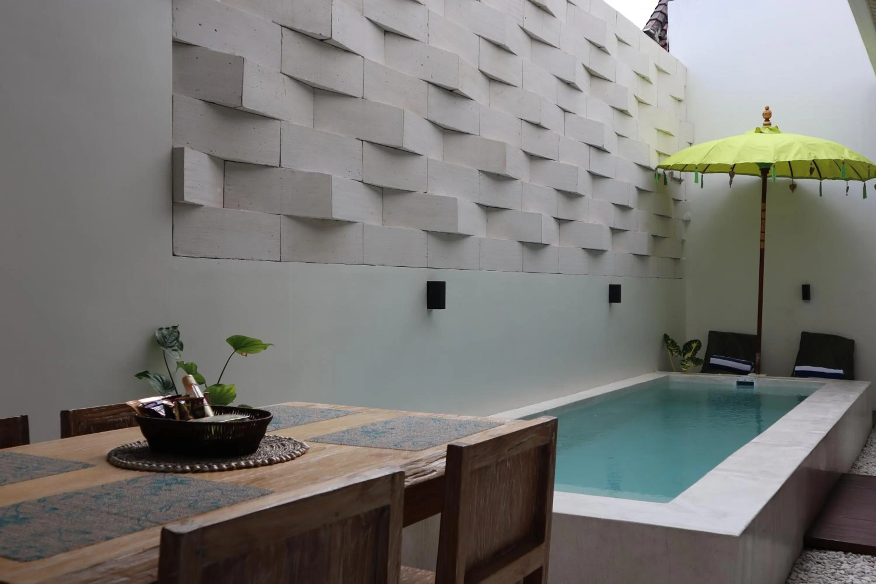 Pool view in Puspa Villa