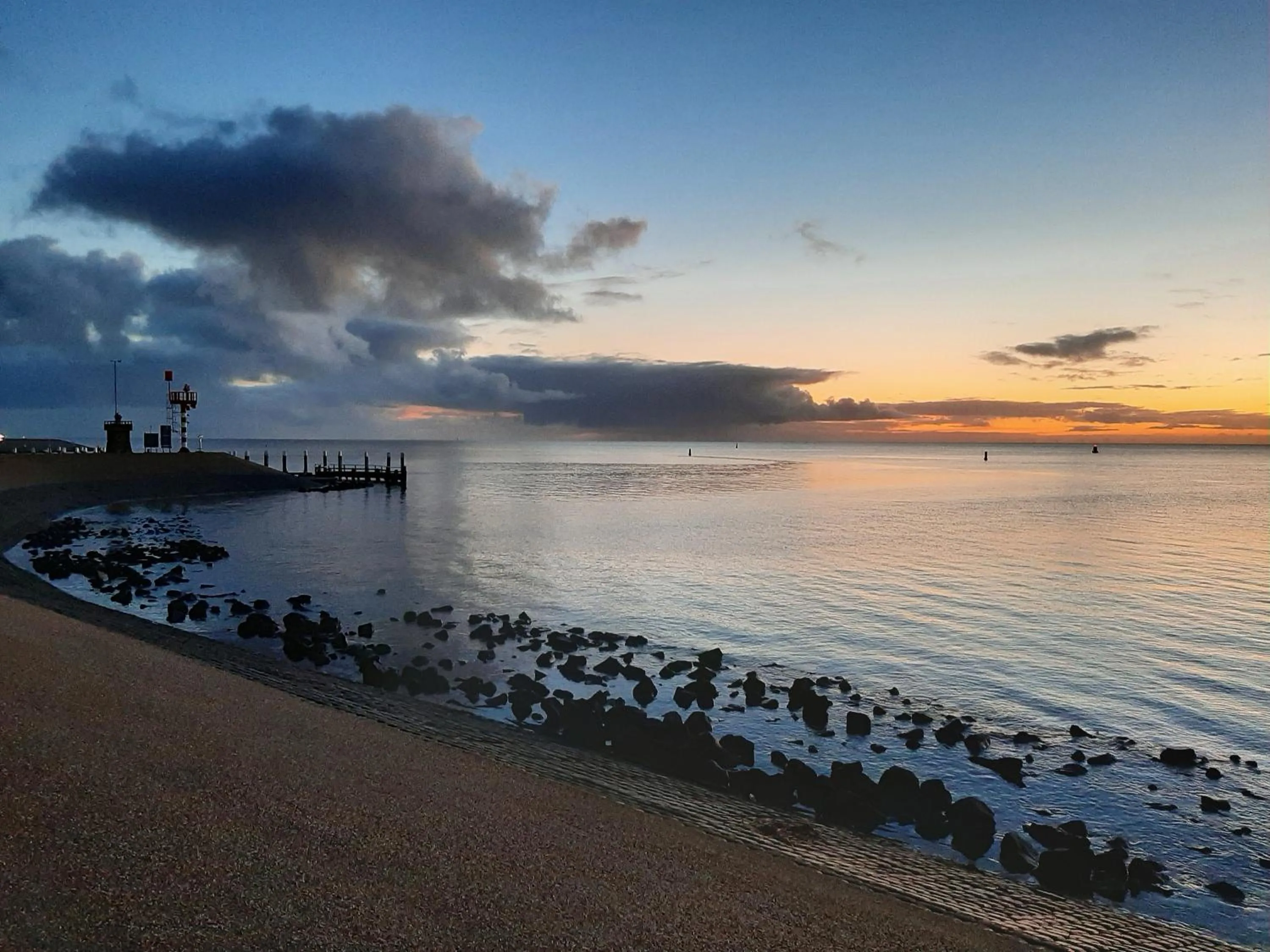 Sea view in Havenhotel At Sea Texel