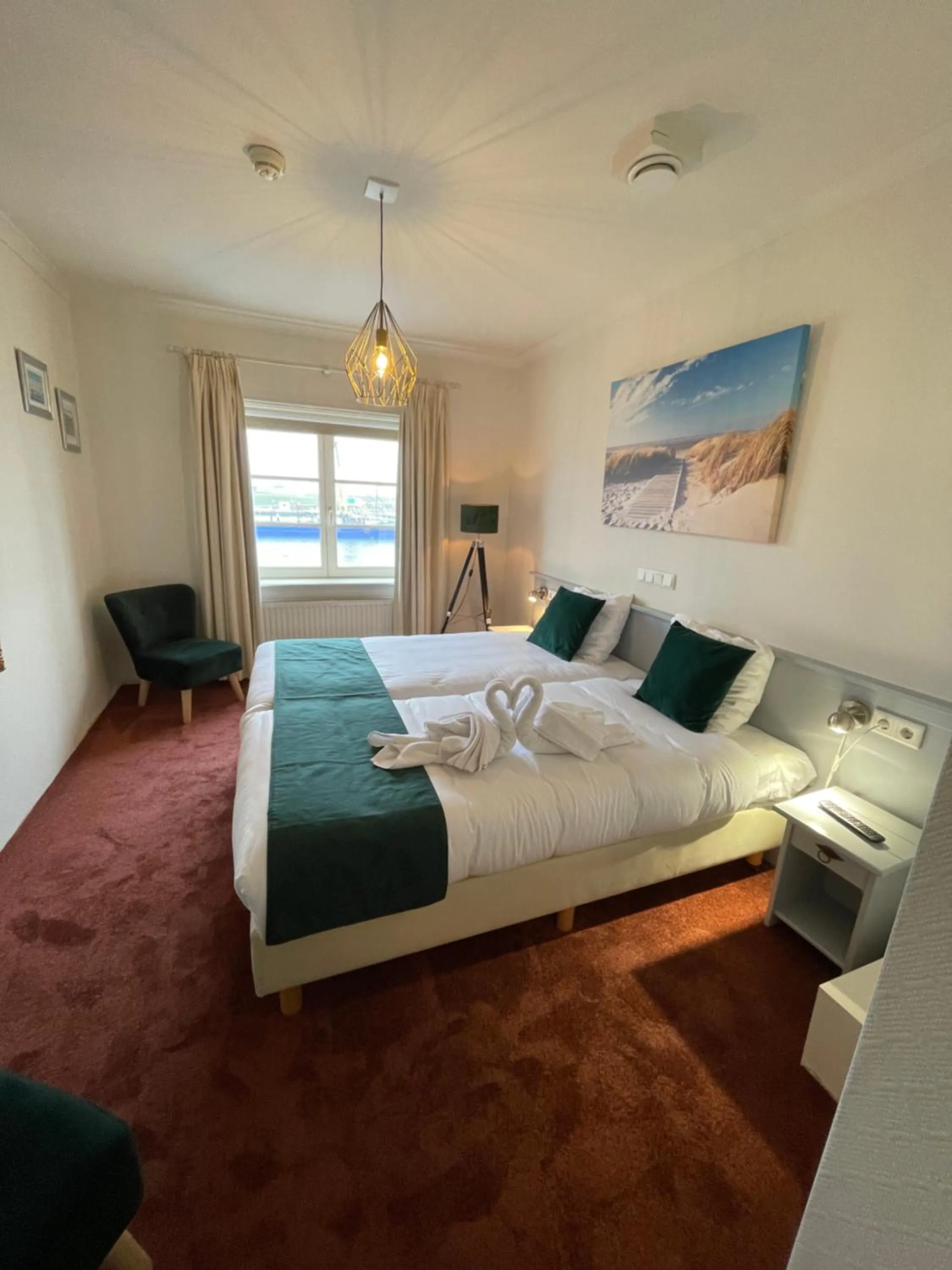 Bed in Havenhotel At Sea Texel