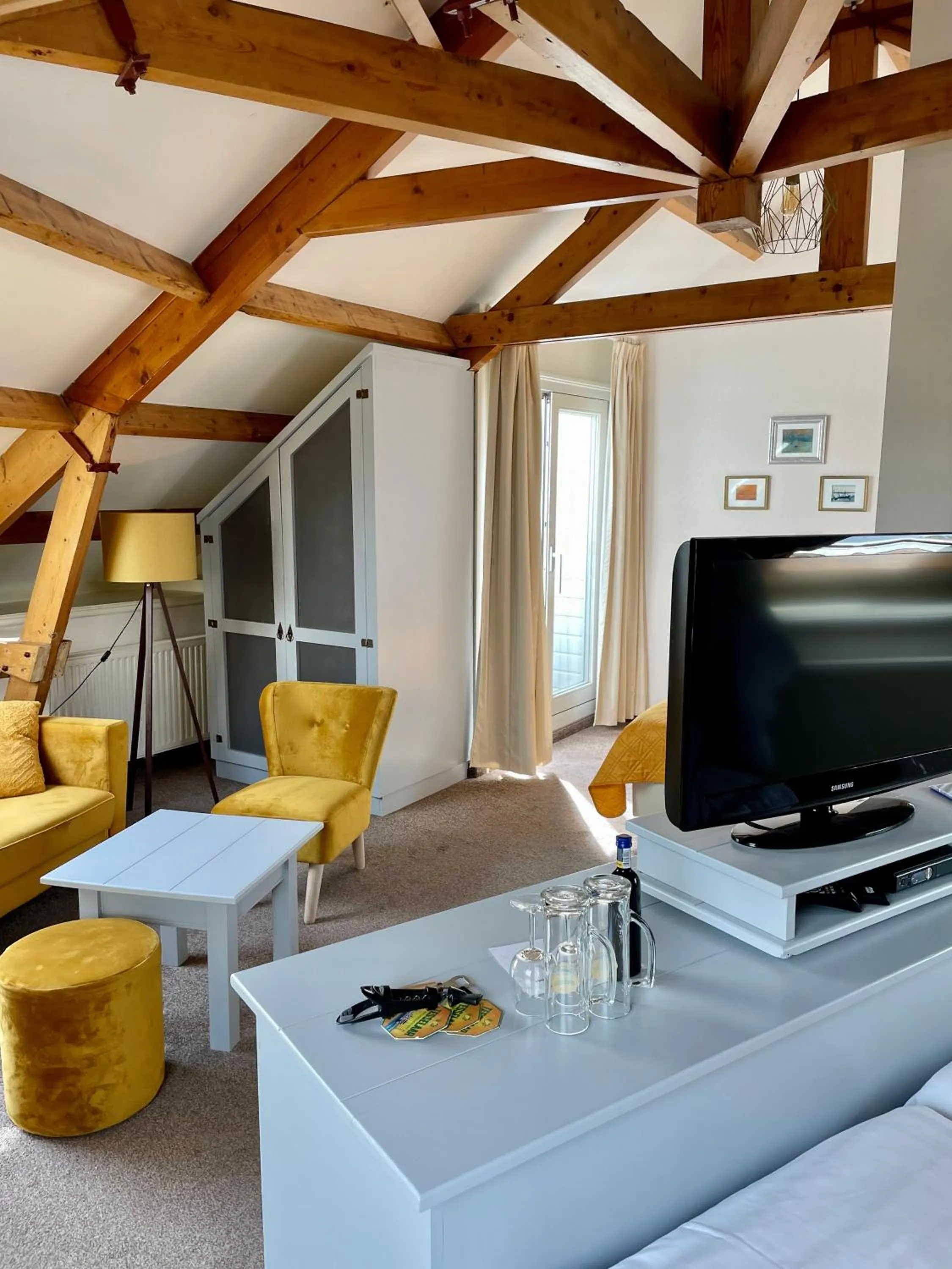 Seating area in Havenhotel At Sea Texel