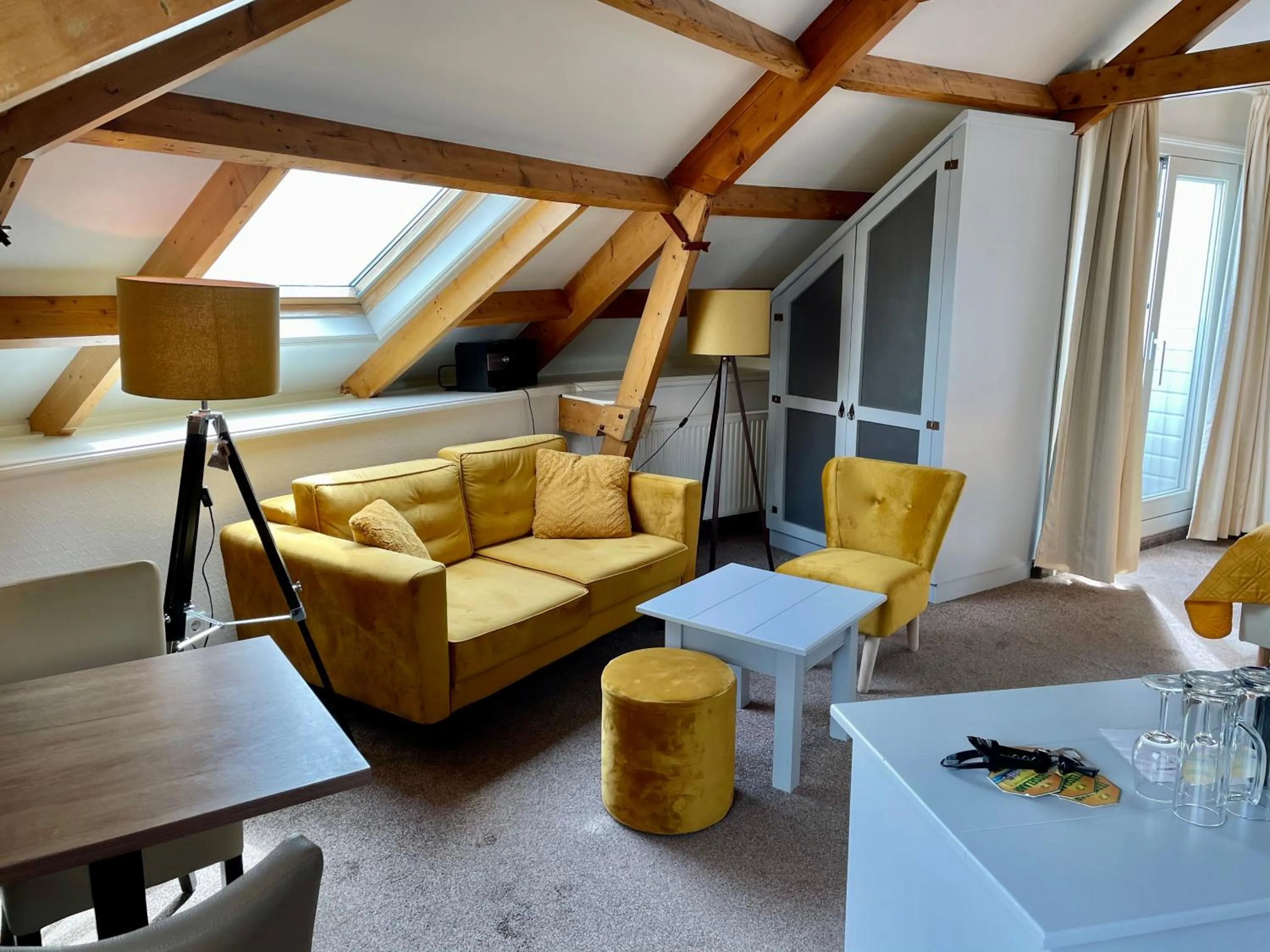 Seating area in Havenhotel At Sea Texel