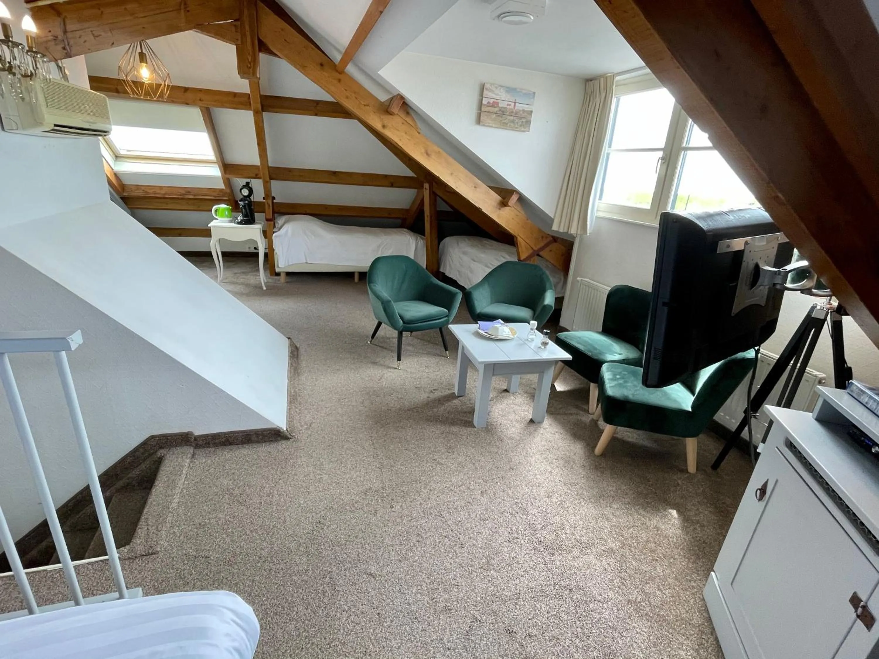 Seating area in Havenhotel At Sea Texel