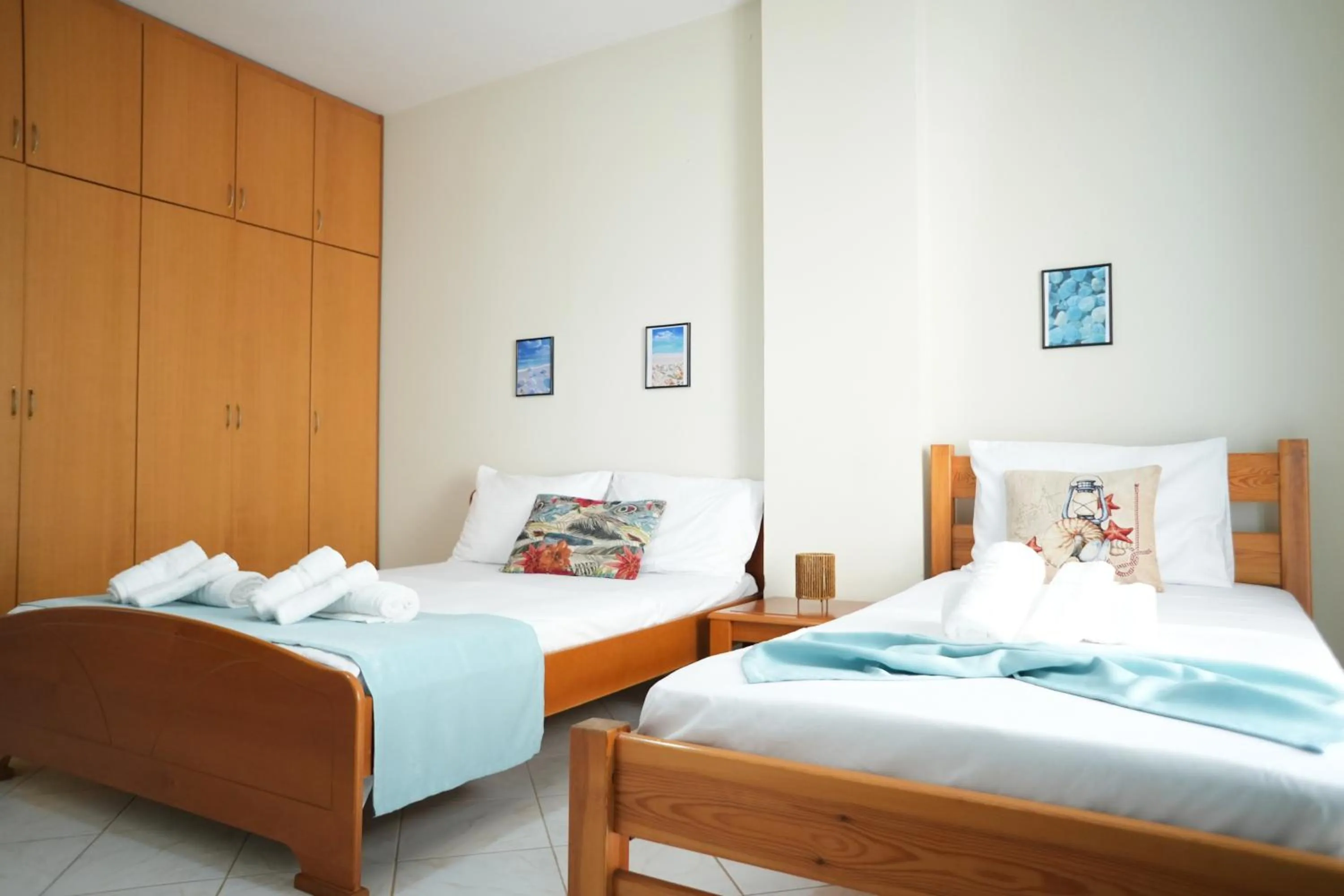 Bed in Saranda Waterside Apartments