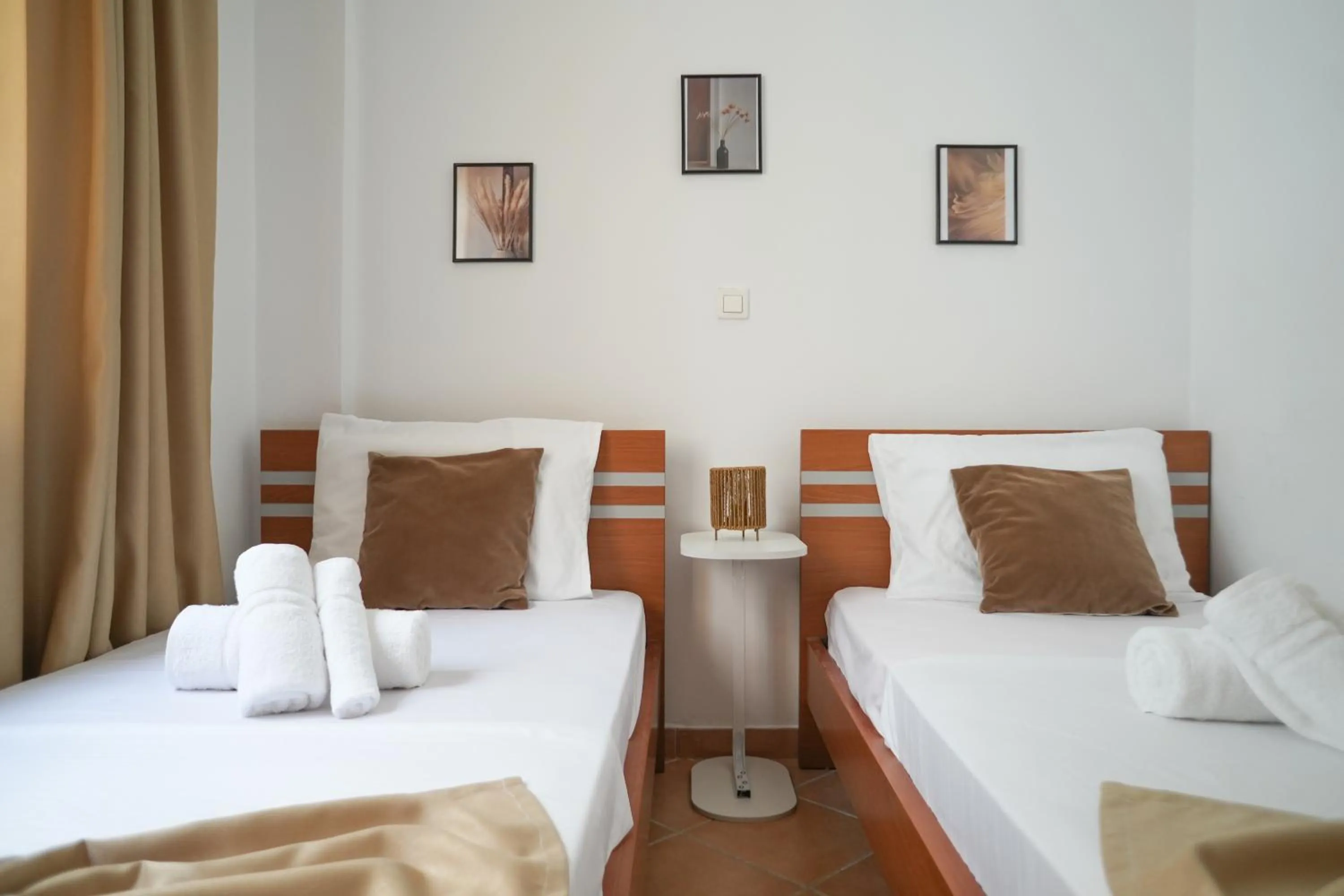 Bed in Saranda Waterside Apartments