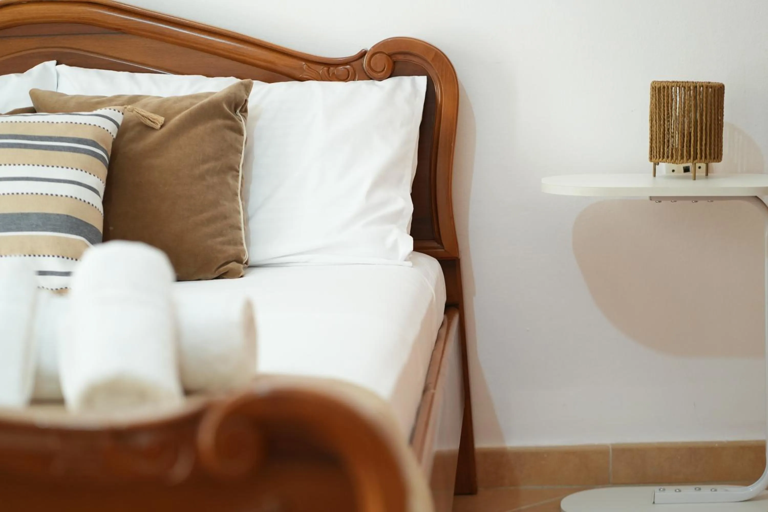 Bed in Saranda Waterside Apartments