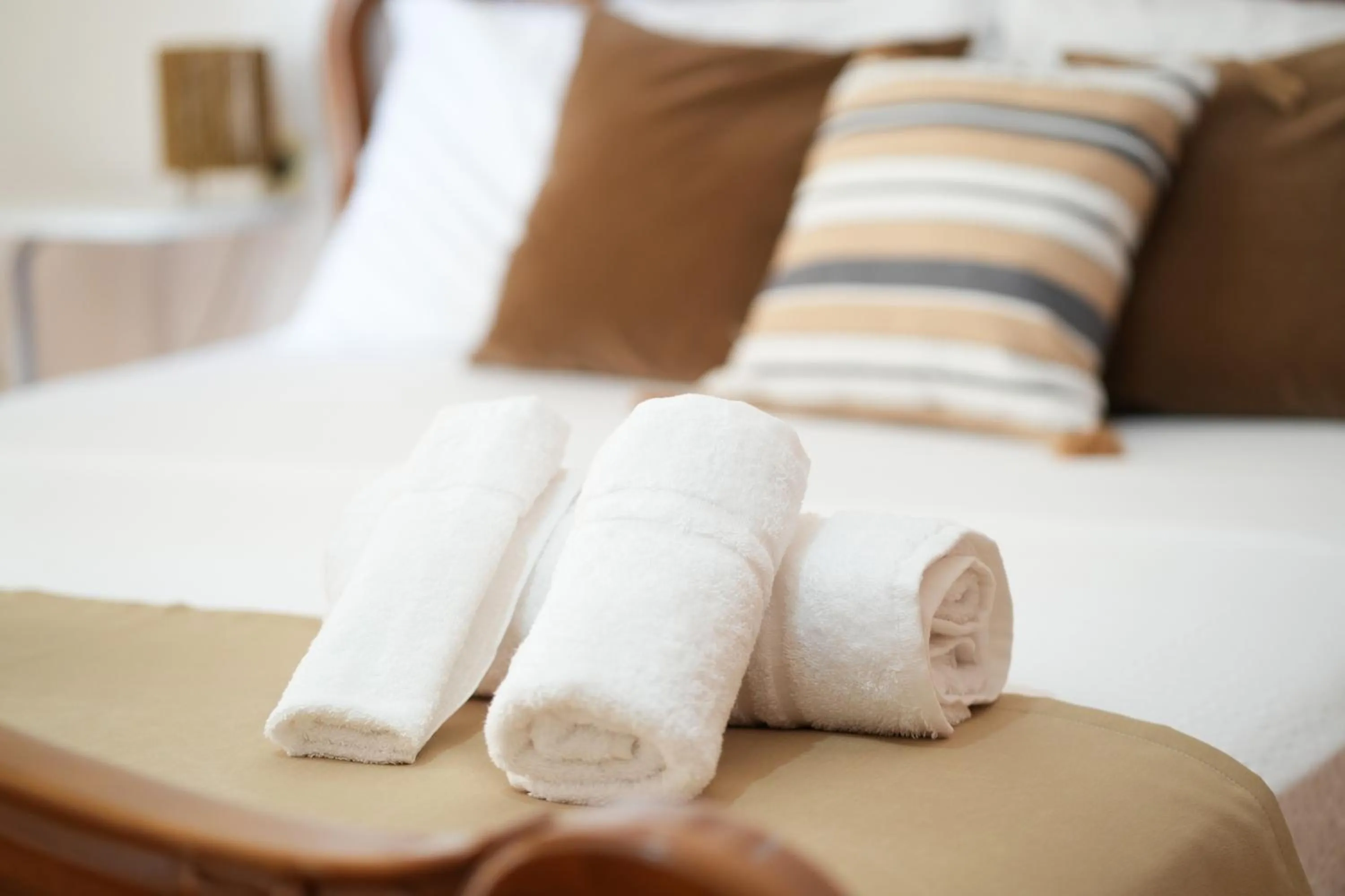 Bed in Saranda Waterside Apartments