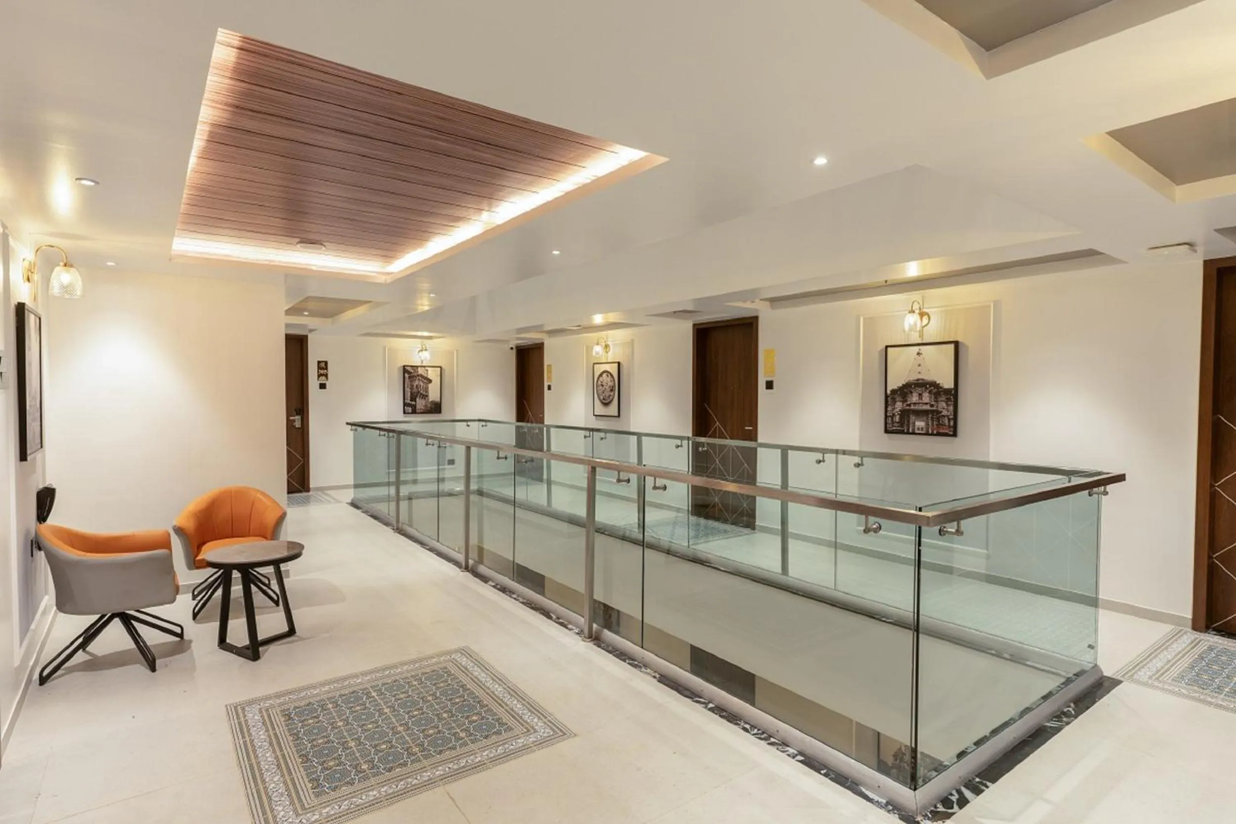 Lobby or reception in The Royal Pavilion, Kolhapur