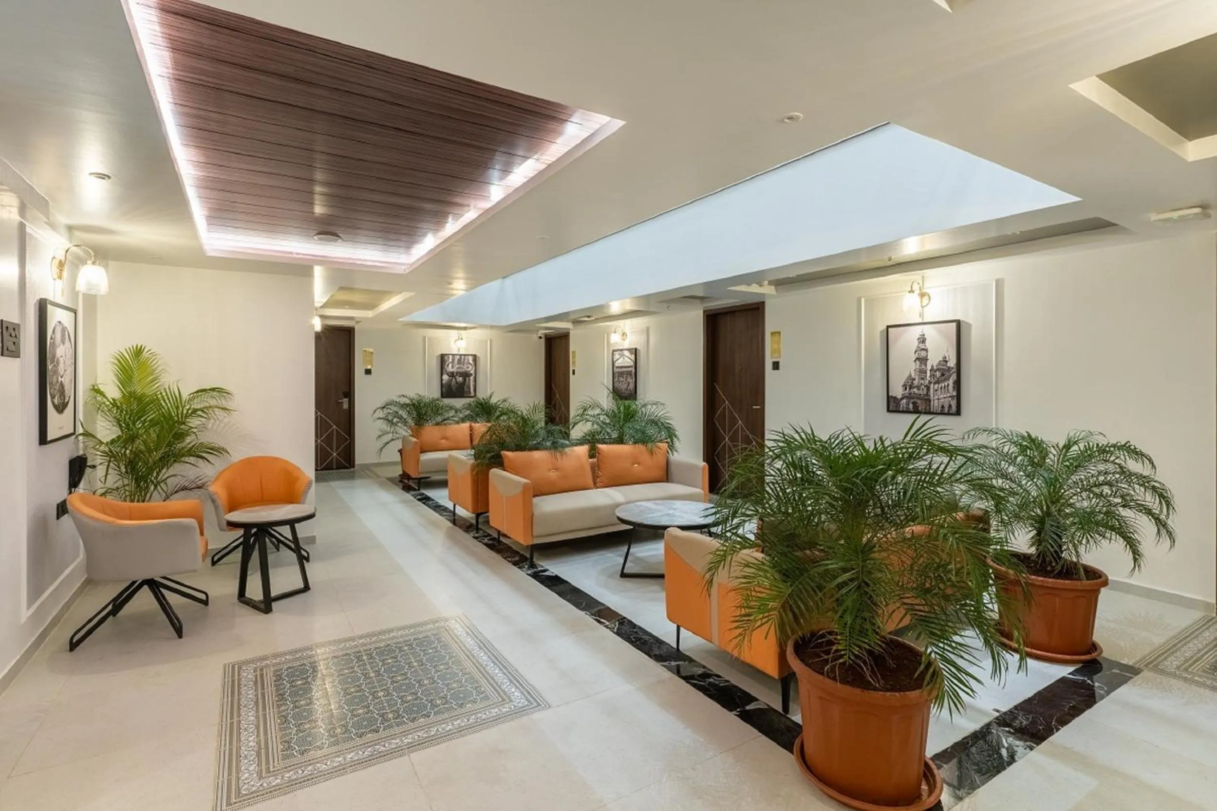 Lobby or reception in The Royal Pavilion, Kolhapur