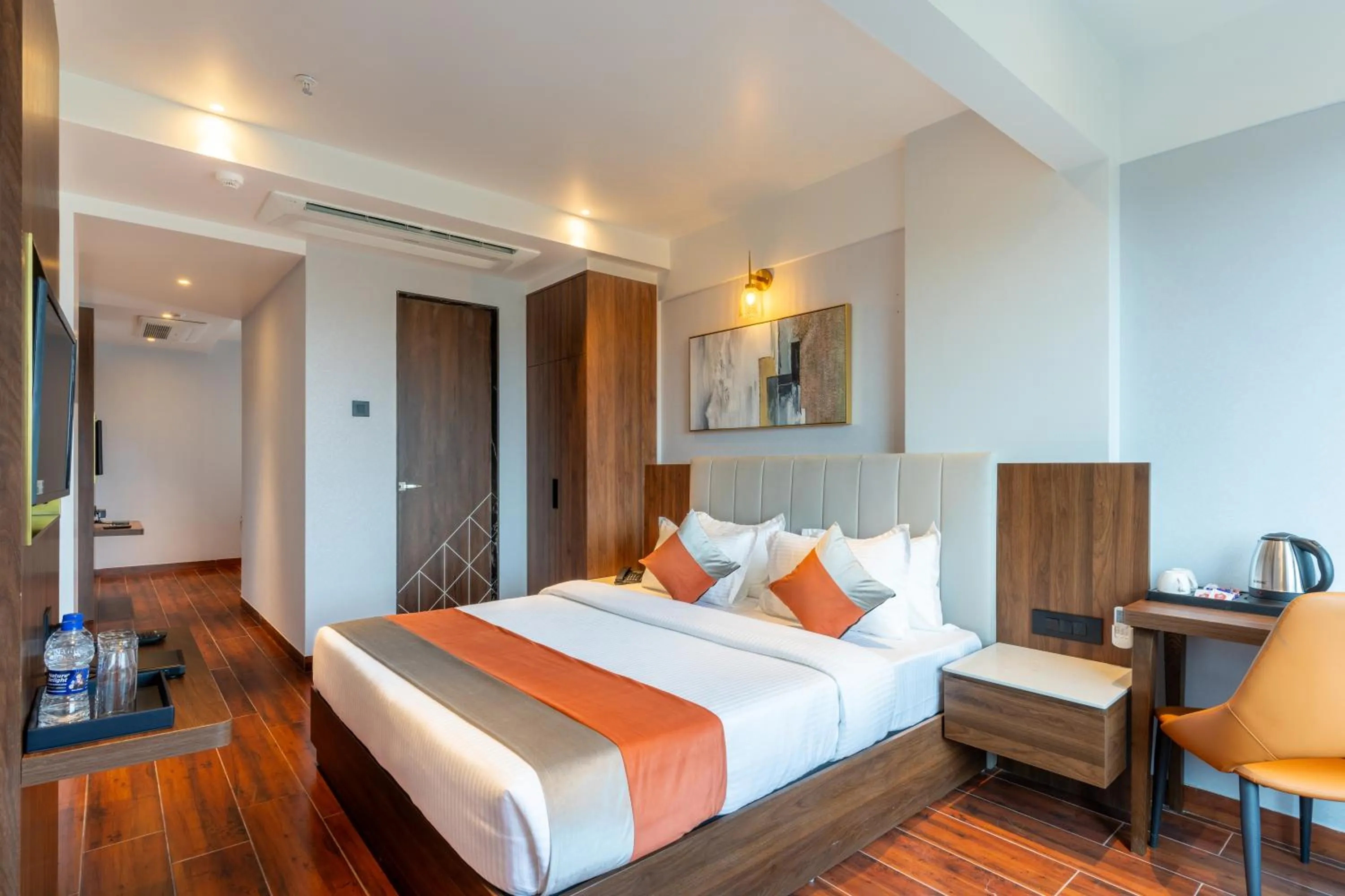 Bedroom, Bed in The Royal Pavilion, Kolhapur