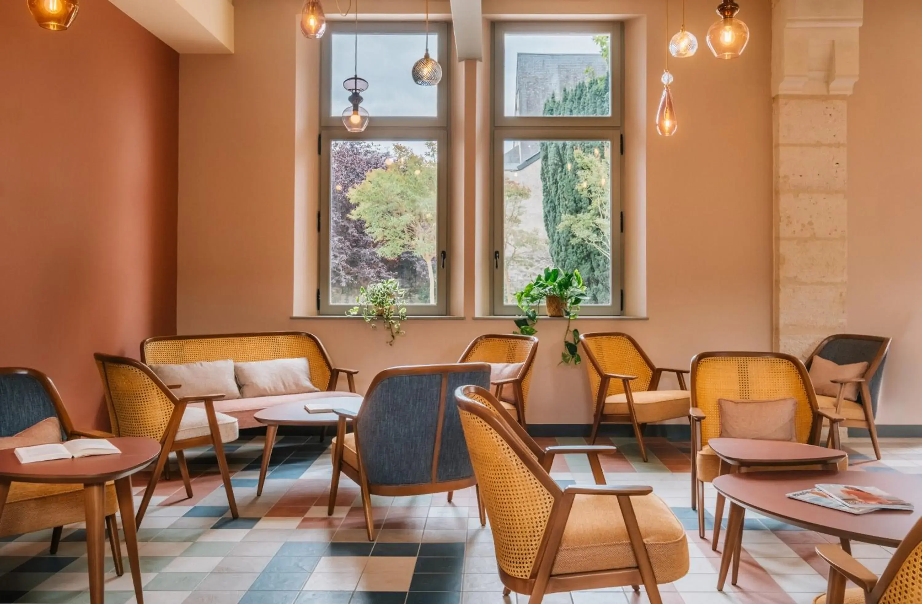 Lobby or reception in La Maison Rabelais Lobby or reception in La Maison Rabelais