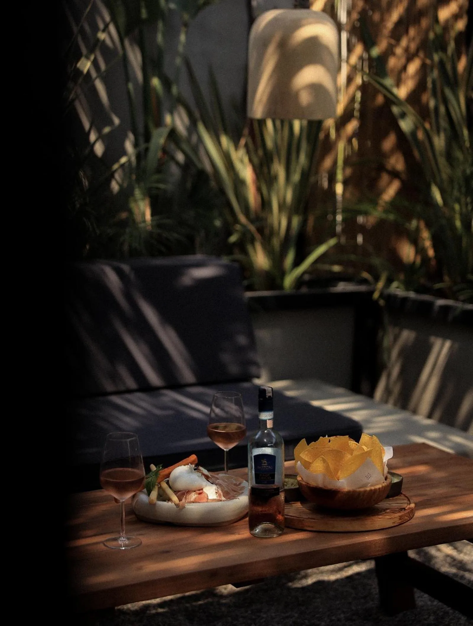 Patio in @before sunset