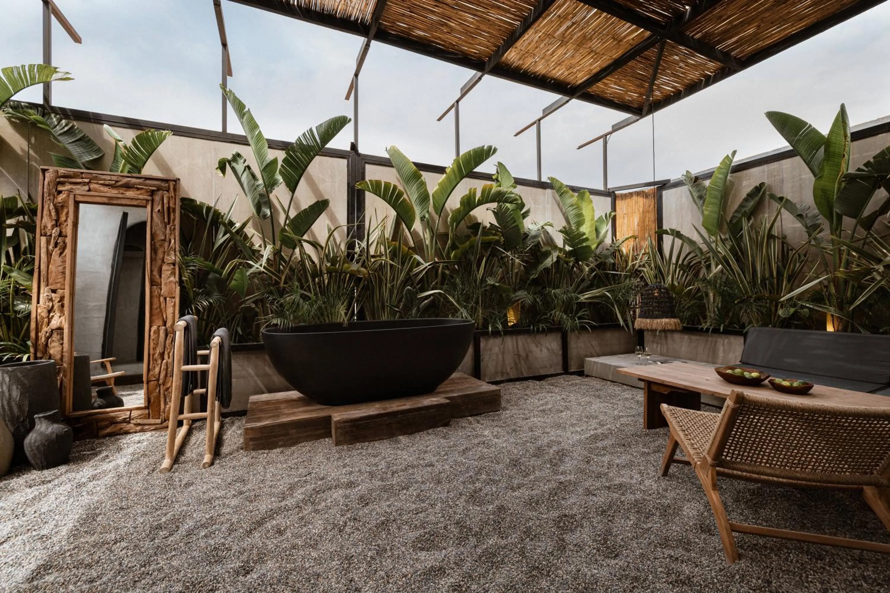 Patio in @before sunset