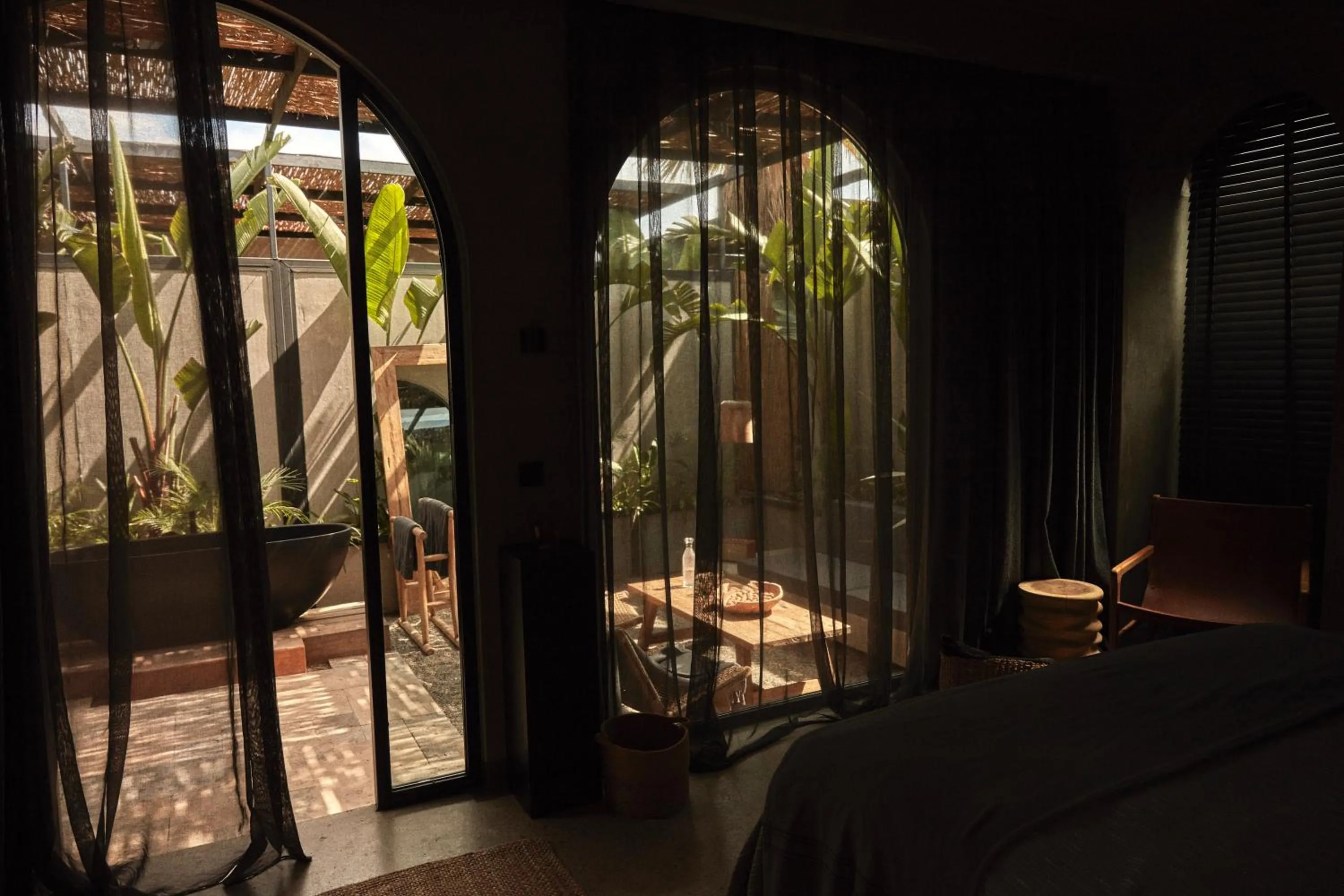 Garden view in @before sunset