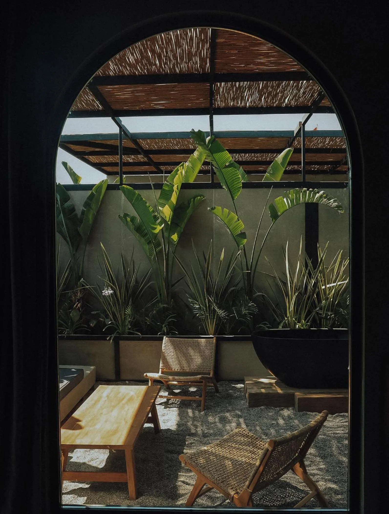 Patio in @before sunset