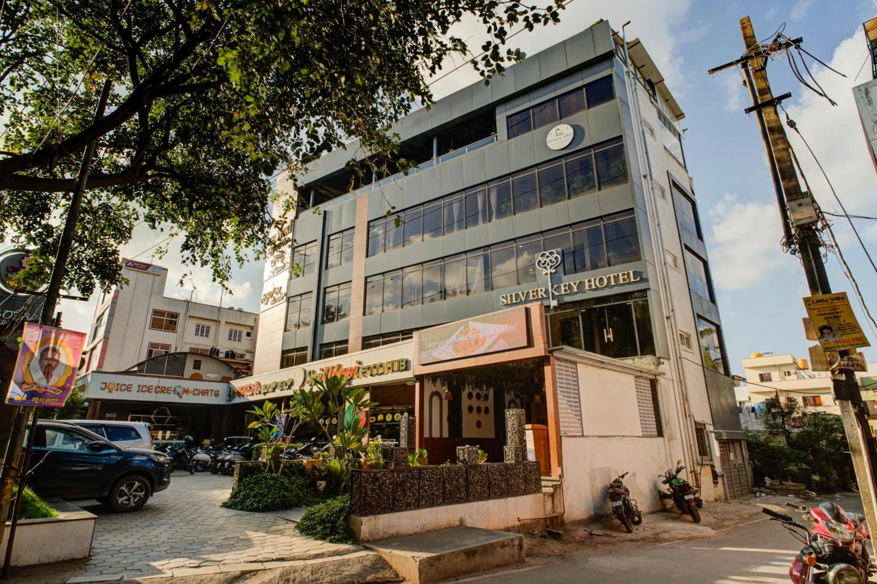 Property building in Silverkey Hotel Yelahanka