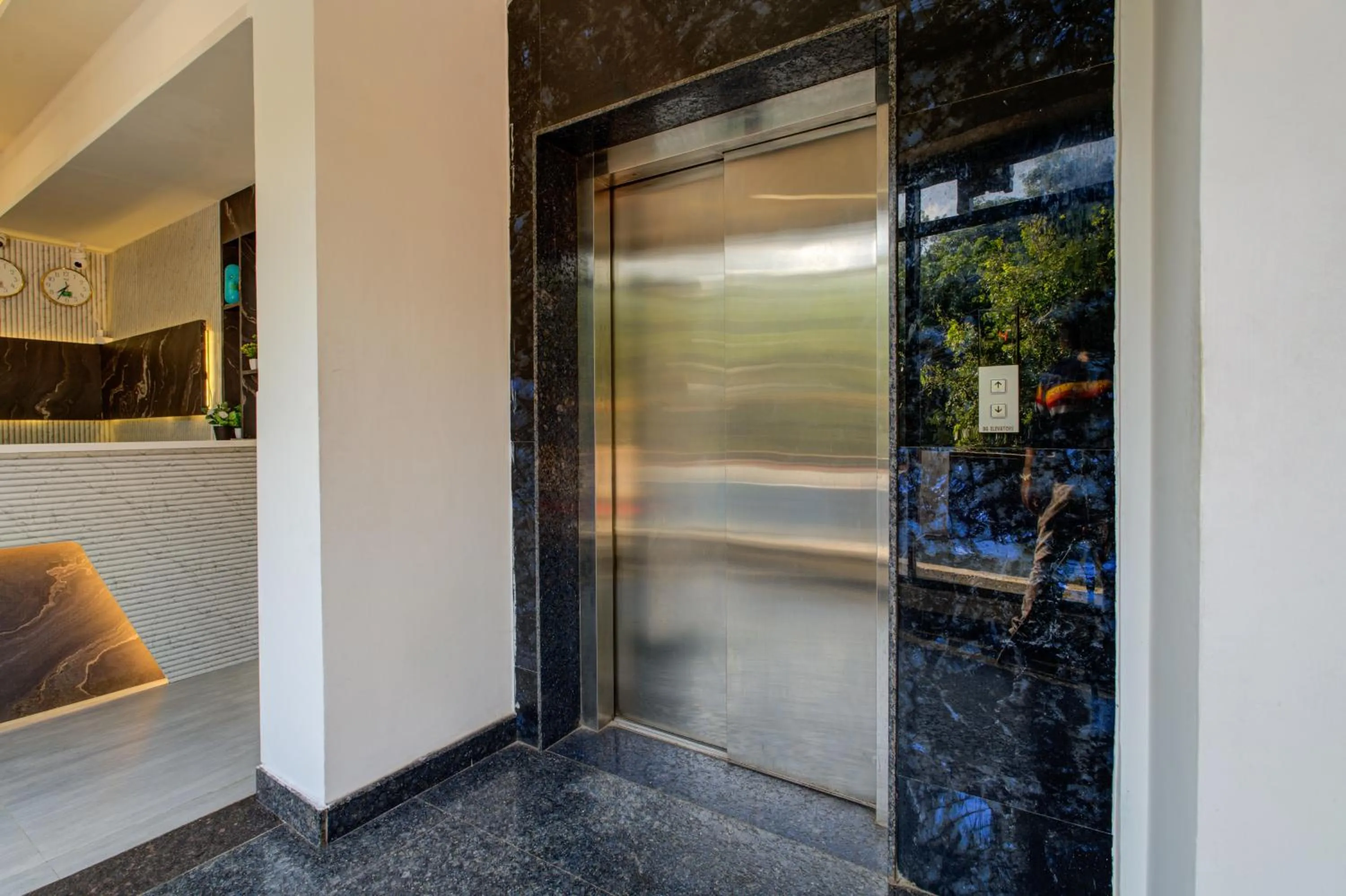 elevator in Silverkey Hotel Yelahanka