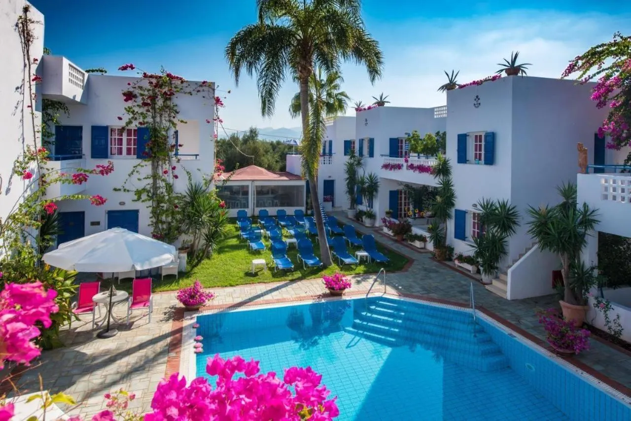 Swimming pool in Galini Studios and Apartments