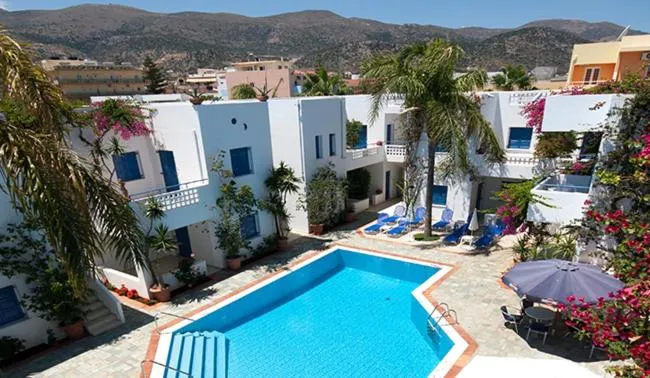 Swimming pool in Galini Studios and Apartments