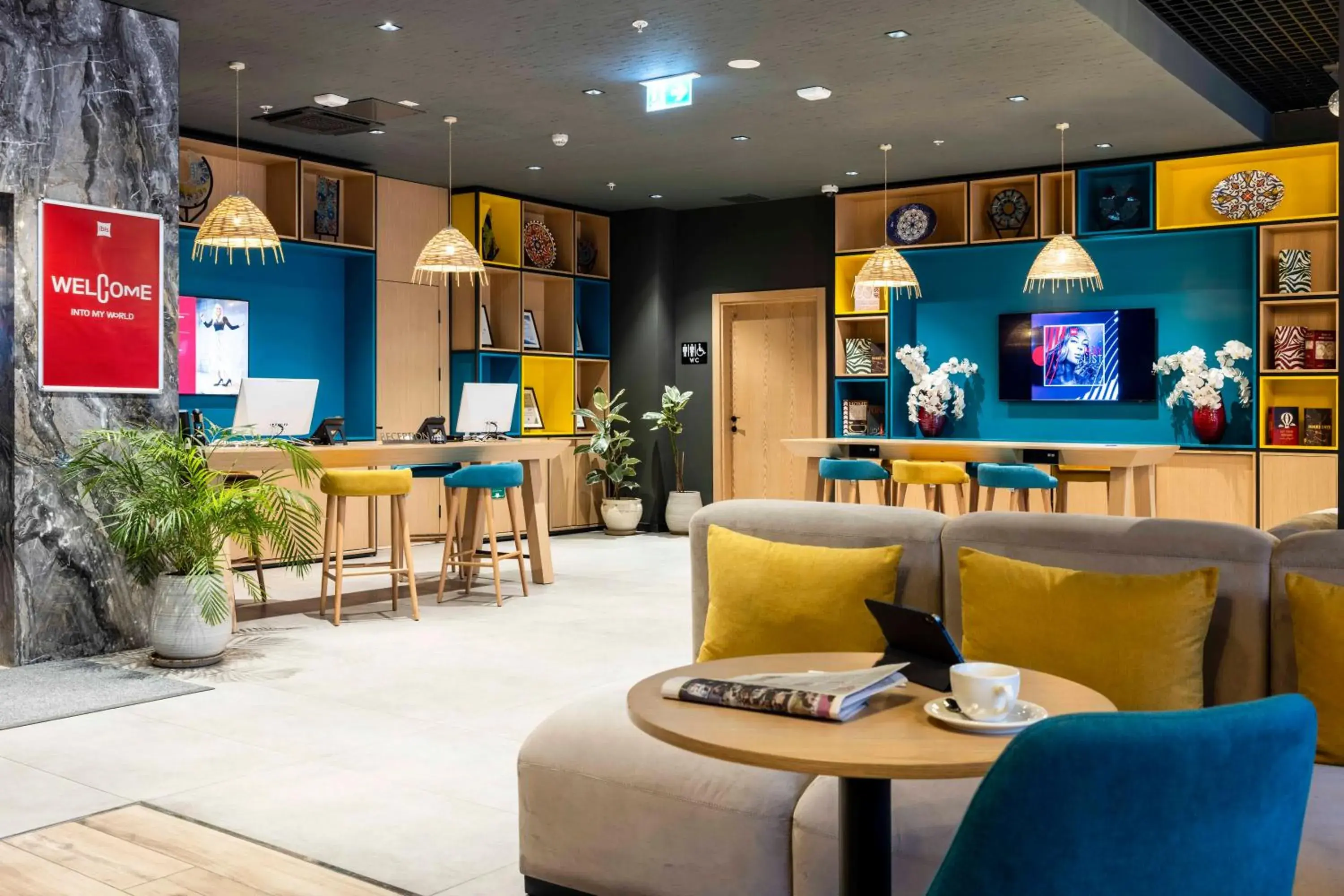 Lobby or reception in ibis Istanbul Sisli Lobby or reception in ibis Istanbul Sisli