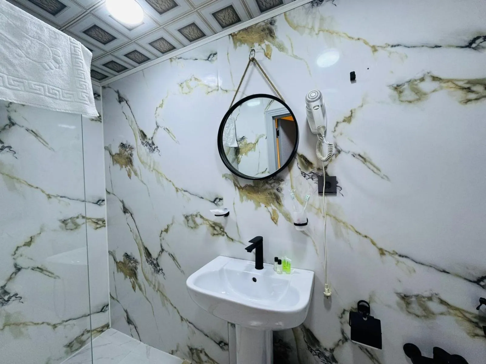 Bathroom in Dastan Hotel Baku