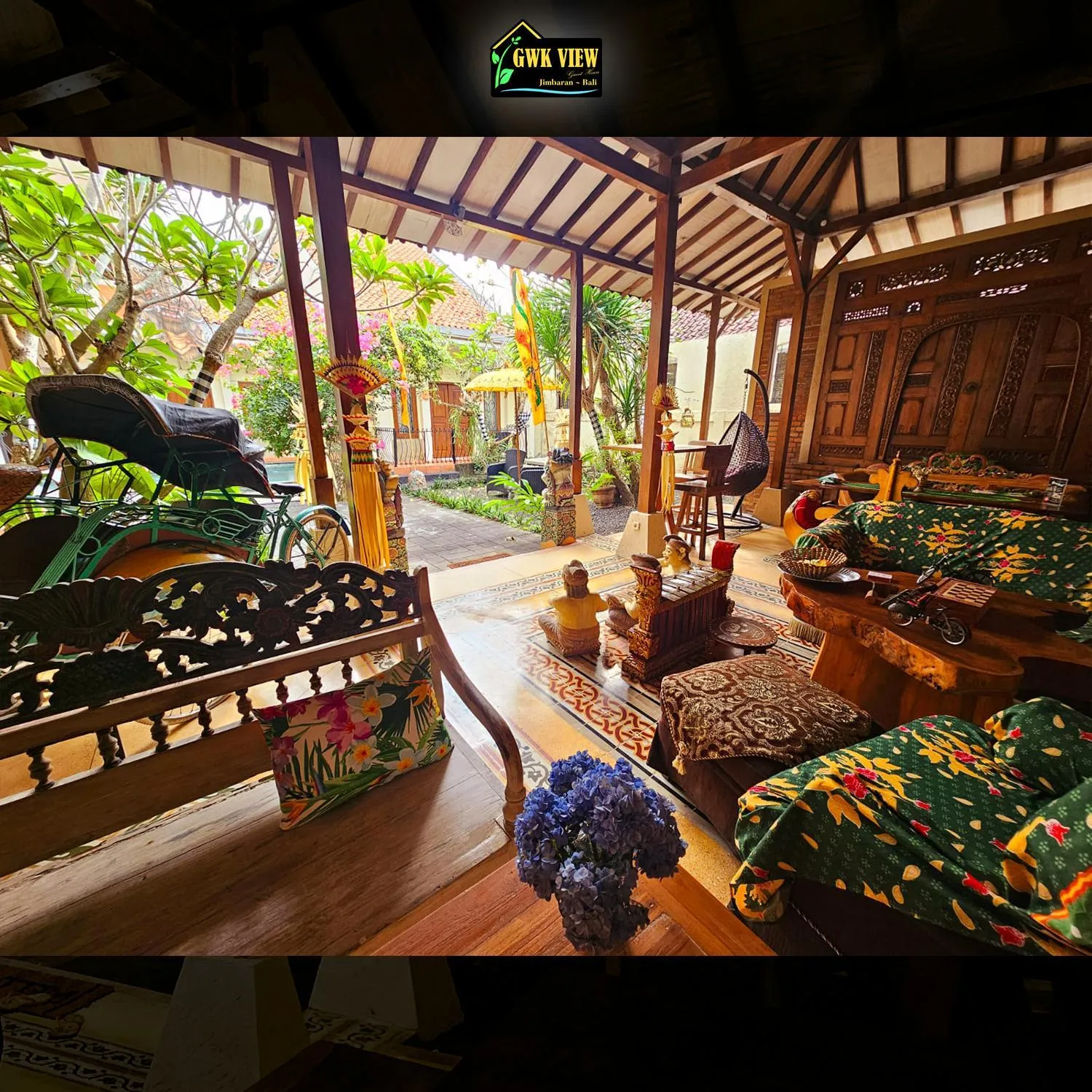 Seating area in GWK View Boutique Hotel and Residence