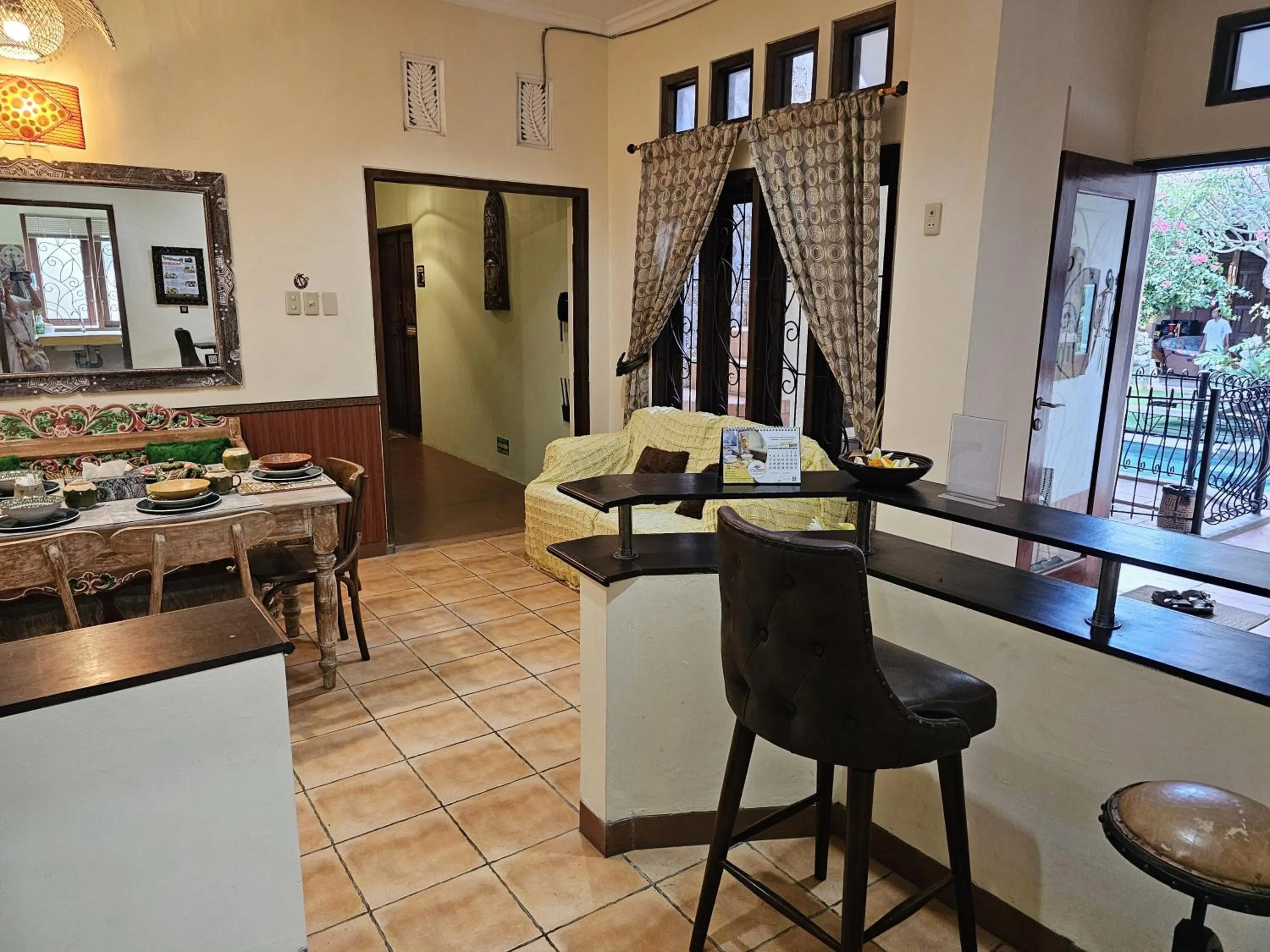 Seating area in GWK View Boutique Hotel and Residence