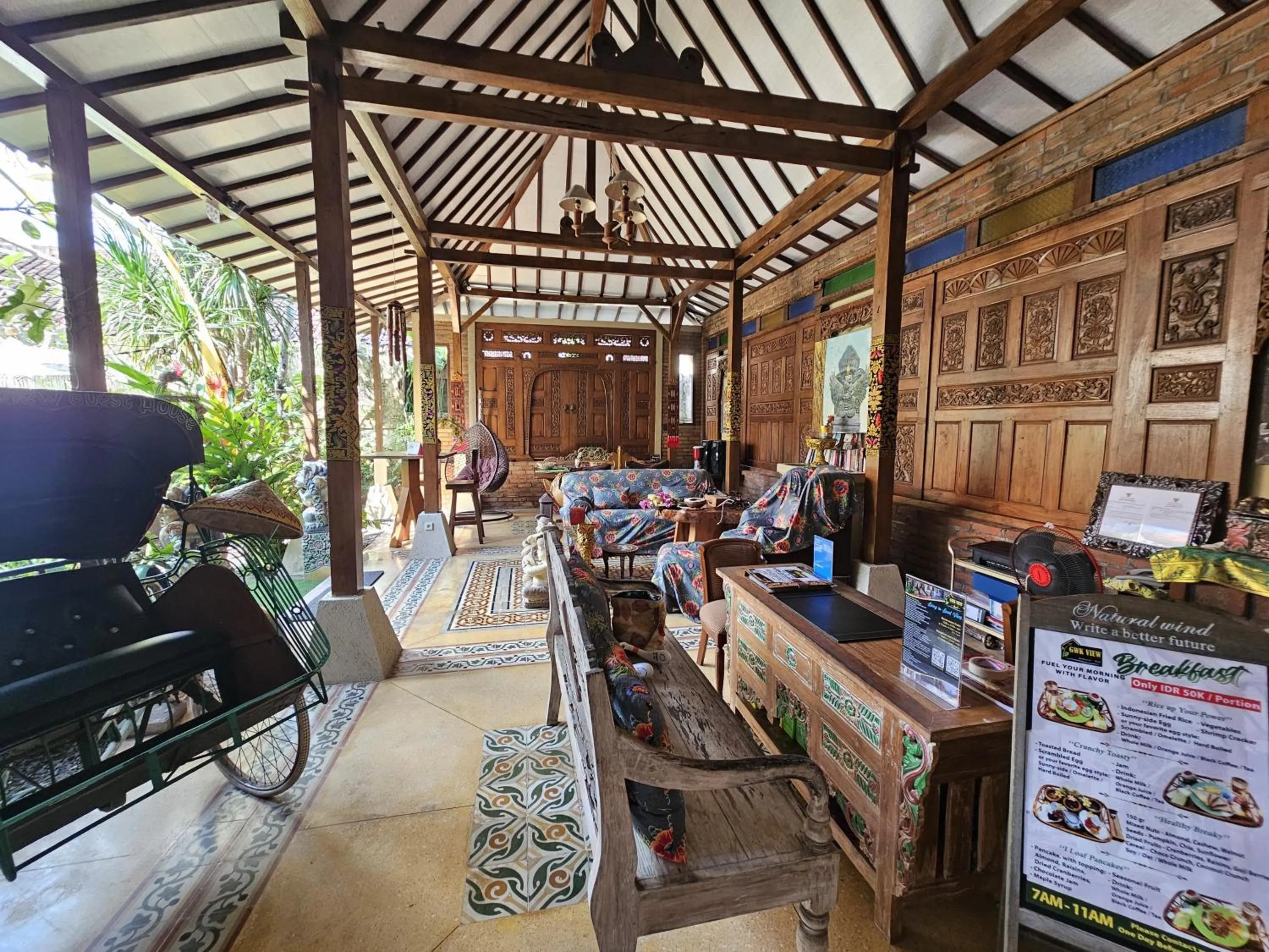 Seating area in GWK View Boutique Hotel and Residence
